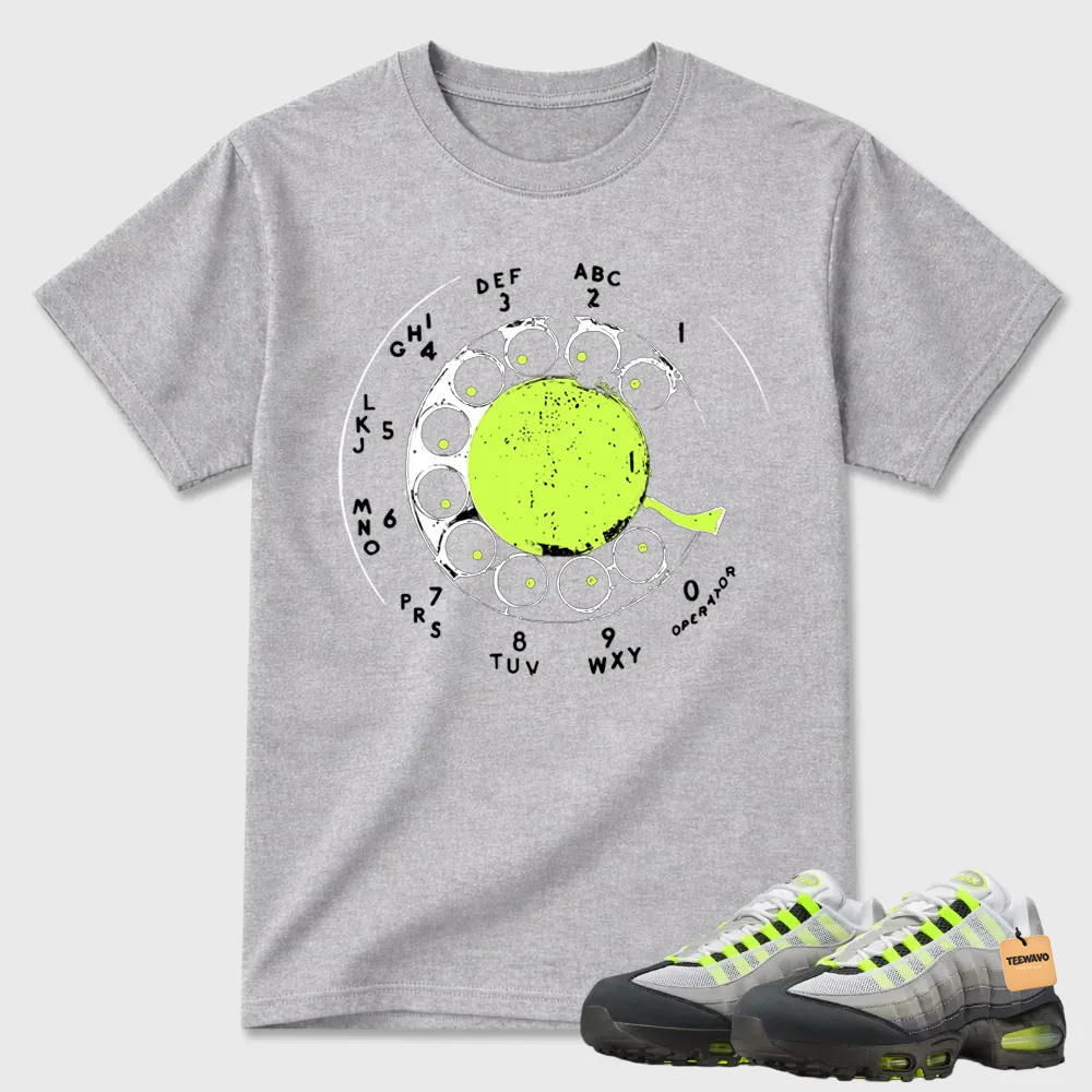 Rotary Phone Dial Air Max 95 Minimal Tee
