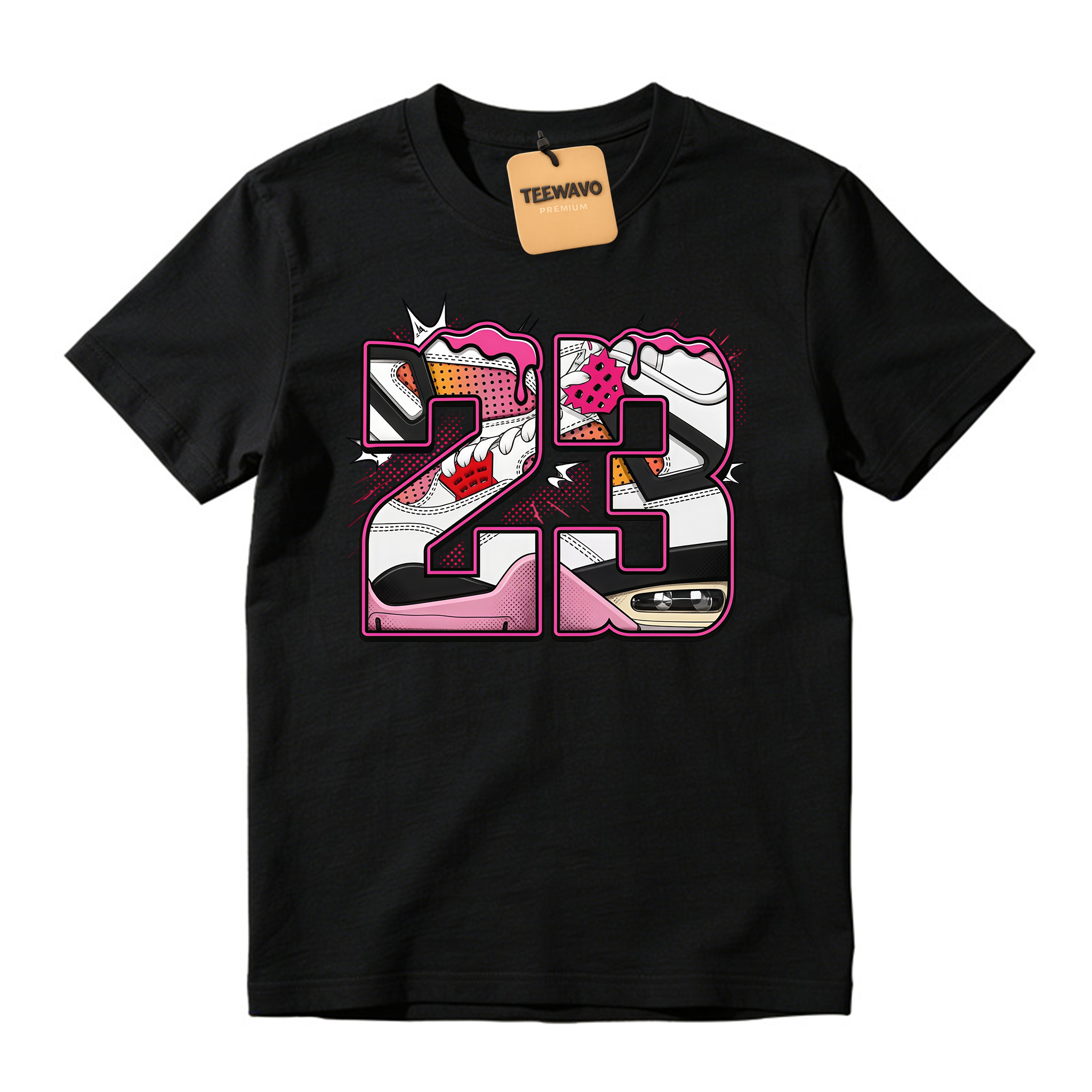 Color Block Number Graphic Casual Short Sleeve Tee, Hip Hop Street Fashion Printed T-Shirt