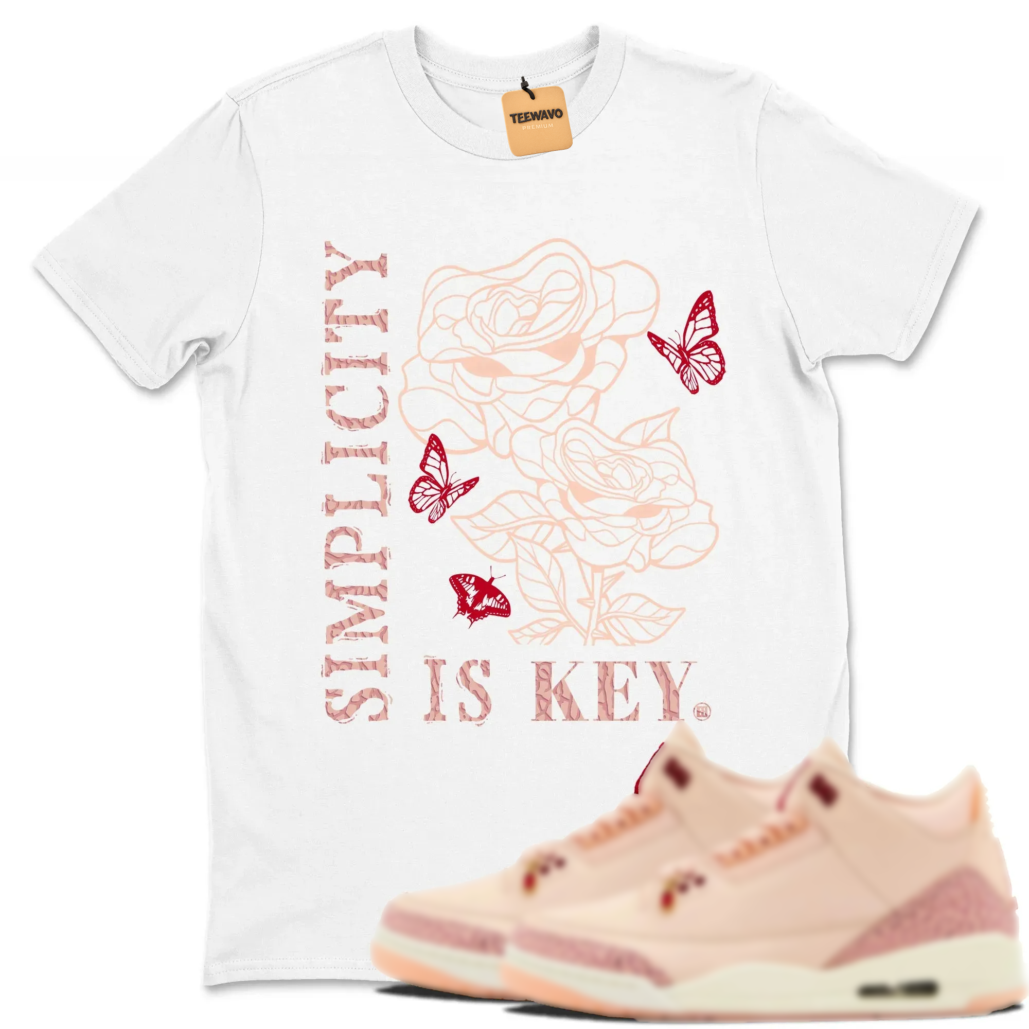 Simplicity Is Key TEEWAVO Sneaker Tees - AJD 3 Valentines Day
