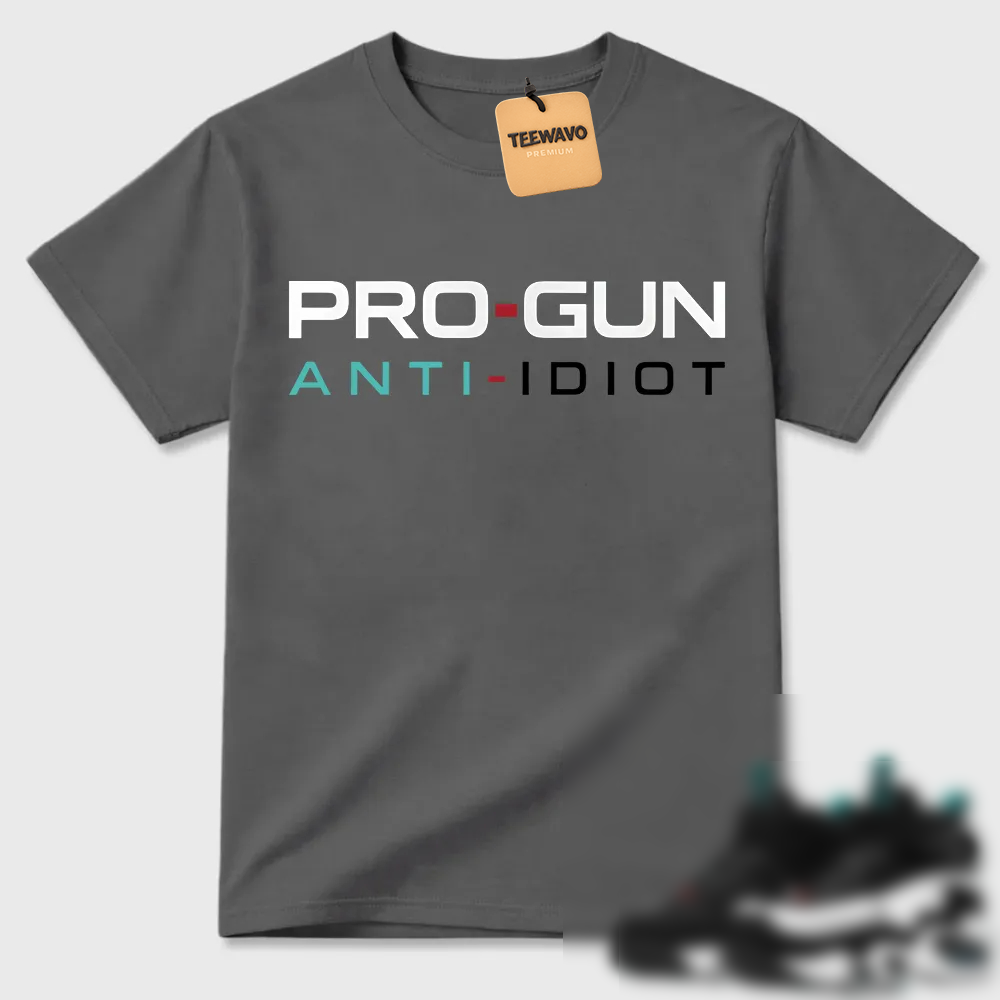 Pro-Gun Anti-Idiot Text Air Griffey Max 1 Casual Tee