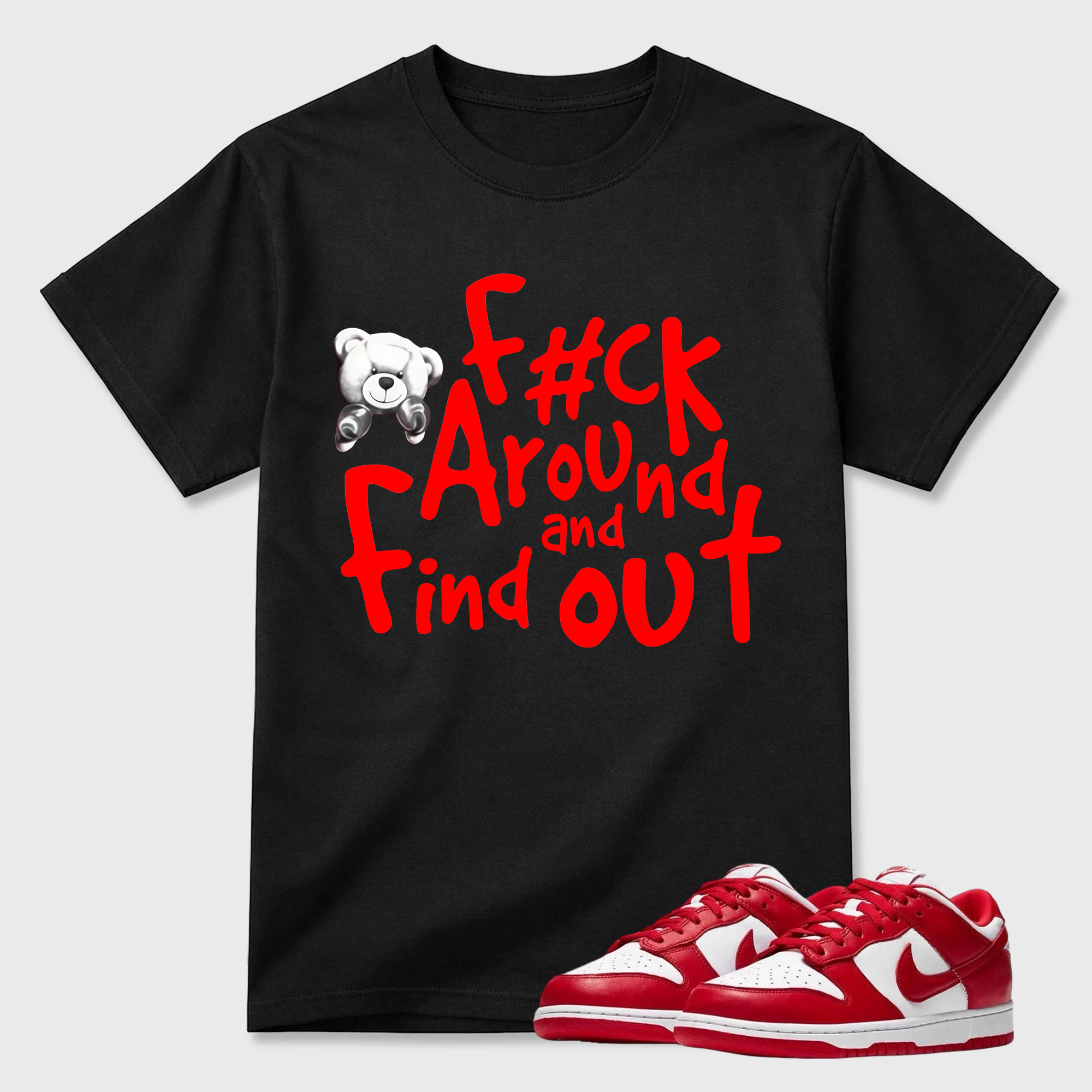 Dunk St. John’s University Red White Low SP T Shirt Match FCK