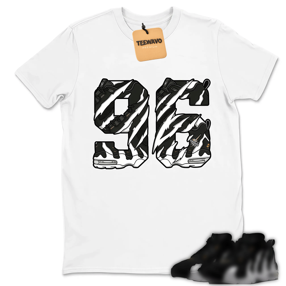 Number 96 Shirt to Match Air DT Max 96 Low Black White