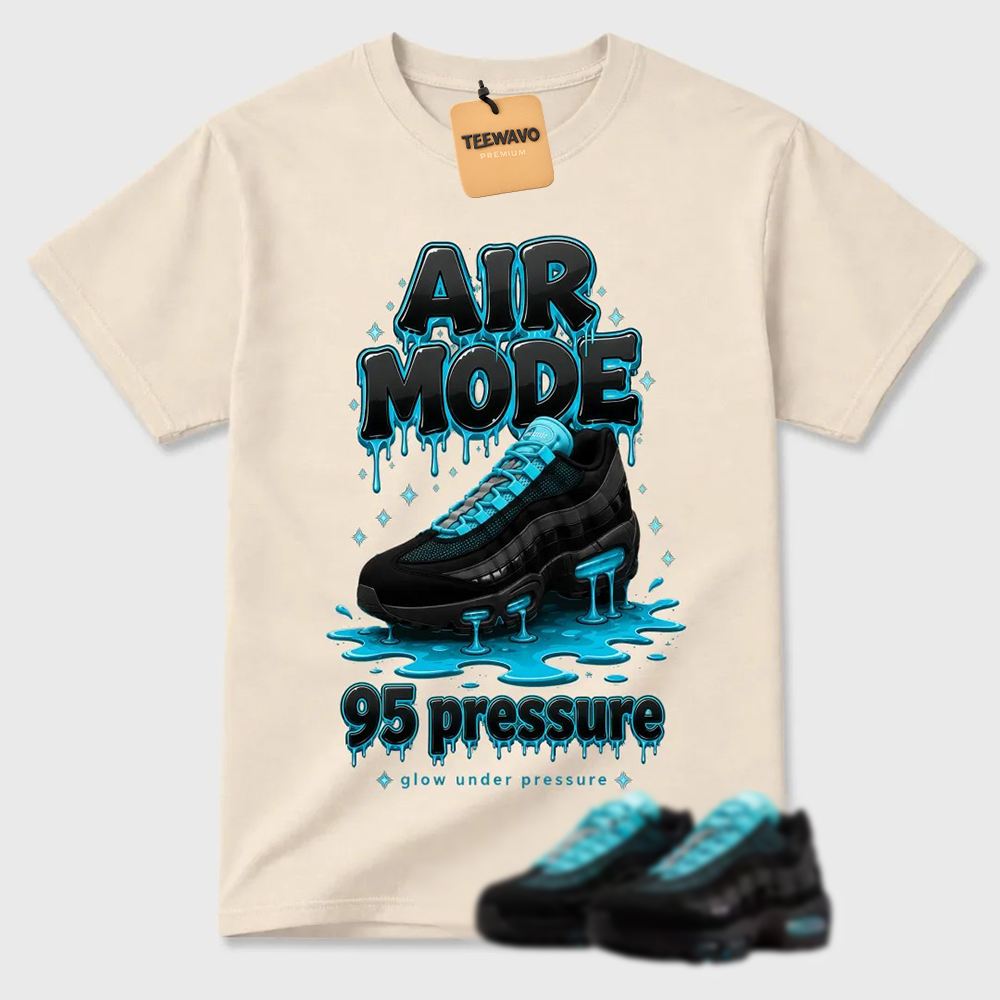 Dripping Turquoise Footwear Graphic Street T-Shirt