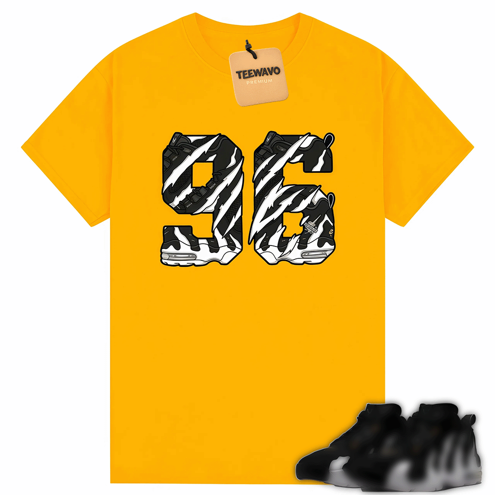Number 96 Shirt to Match Air DT Max 96 Low Black White