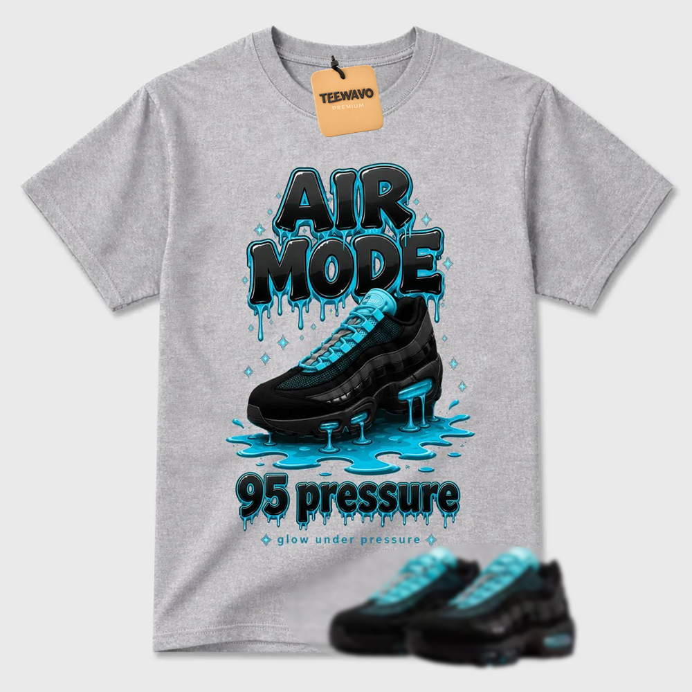 Dripping Turquoise Footwear Graphic Street T-Shirt