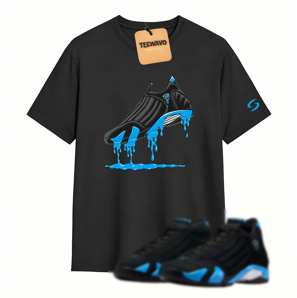 AJD 14 University Blue Matching T-Shirt