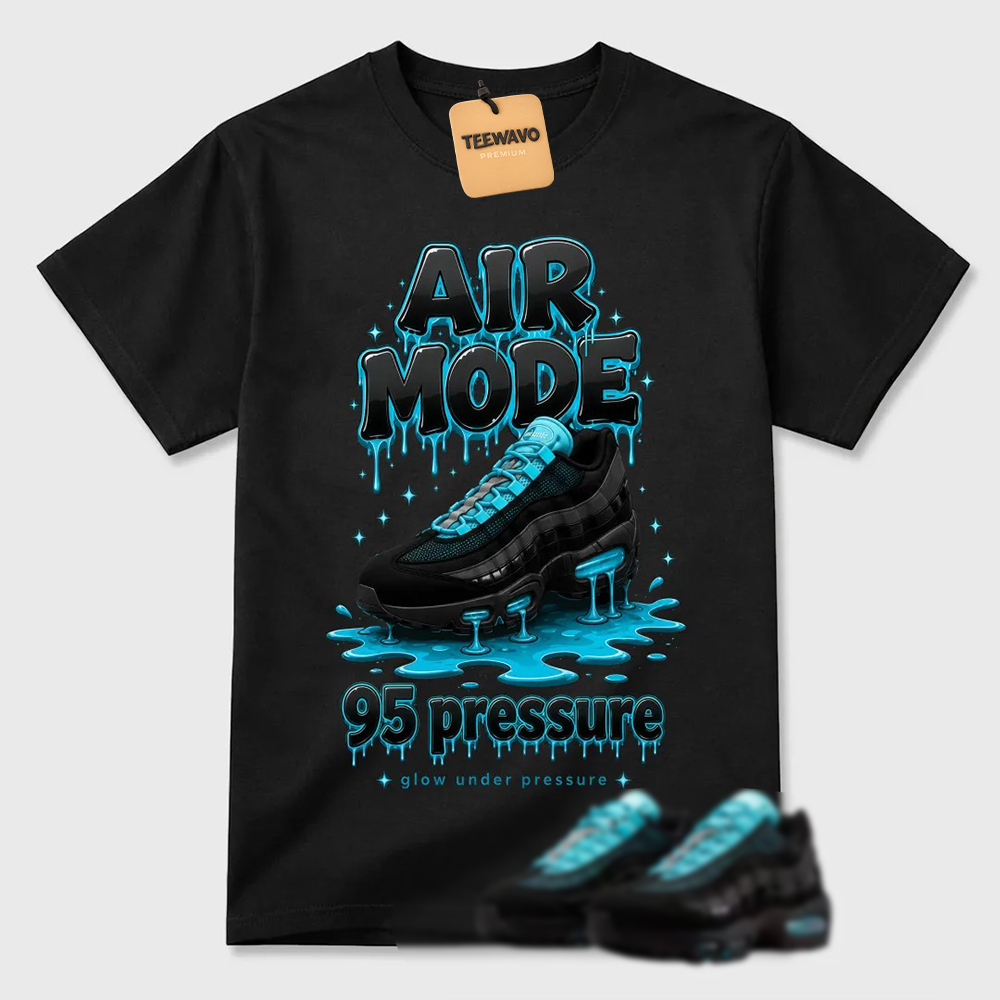 Dripping Turquoise Footwear Graphic Street T-Shirt