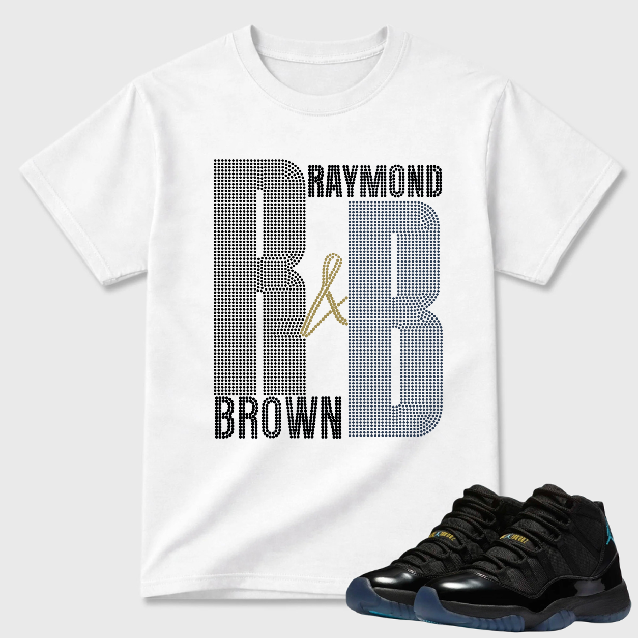 Raymond Brown Initials Air Jordan 11 Streetwear Tee