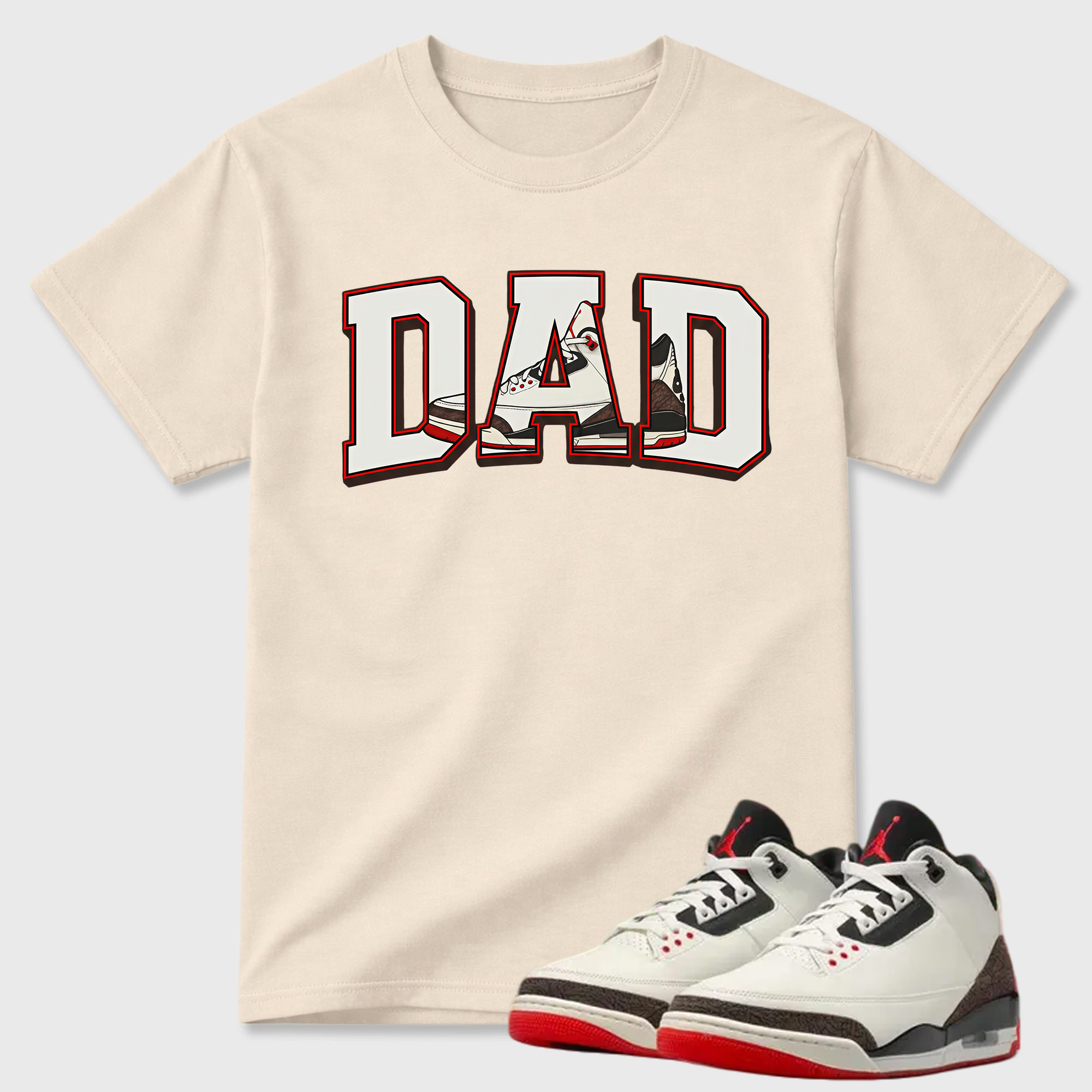 DAD! Shirt To Match Jordan 3 World's Best Dad