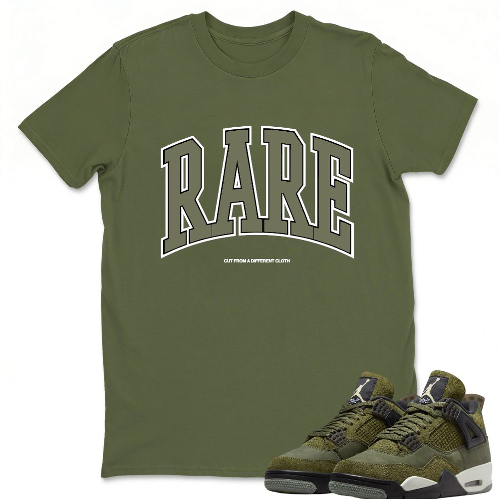 RARE Olive AJ4 Matching Tee