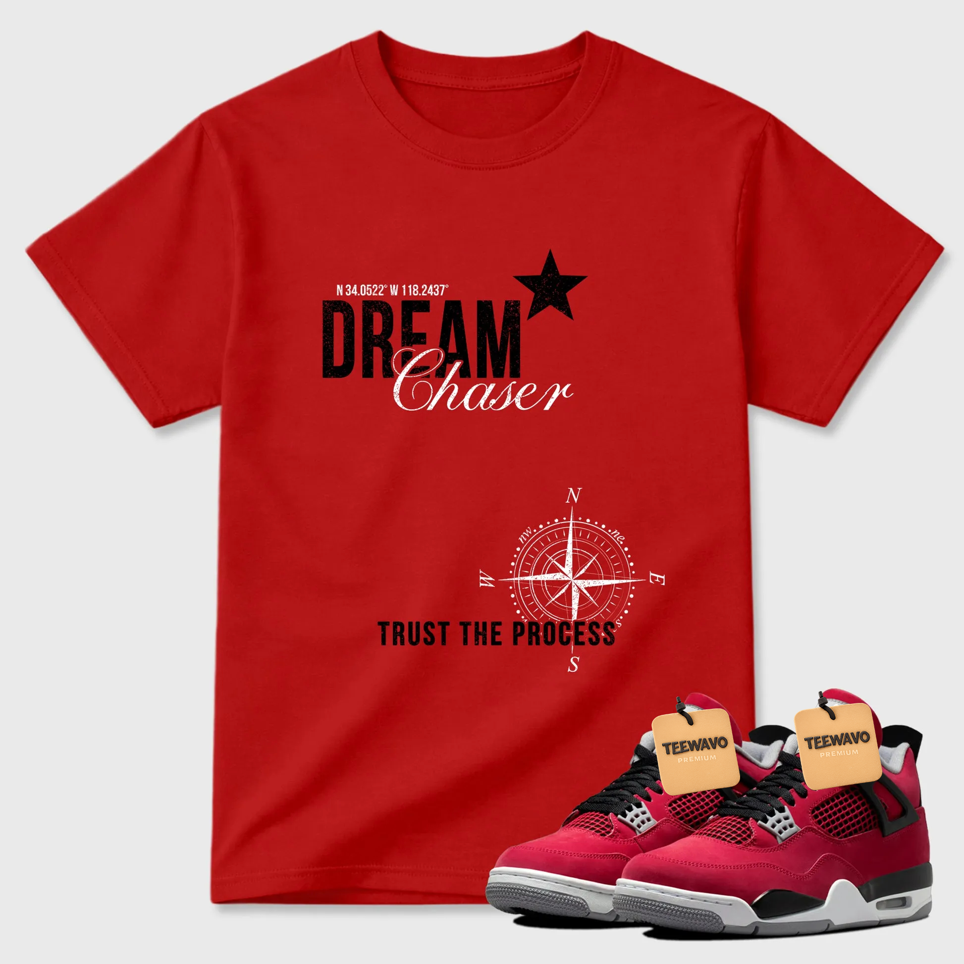 Dream Chaser Sneaker Tees - Air Joardan 4 Toro Bravo
