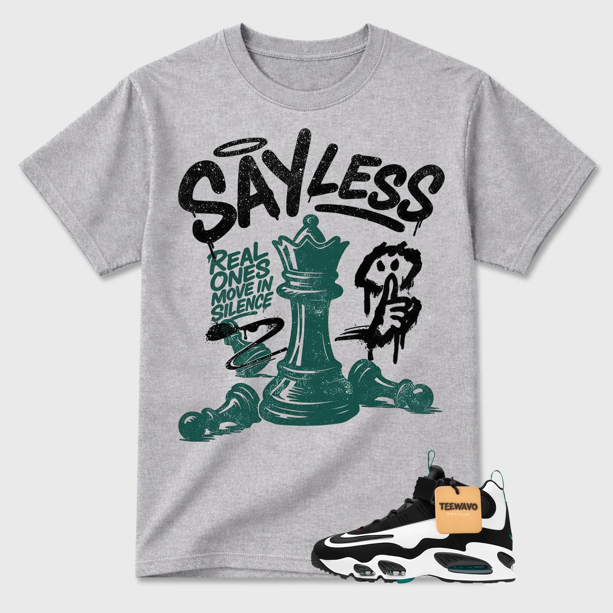 BLESSED! Shirt To Match Griffey Max 1 White and Fresh Water