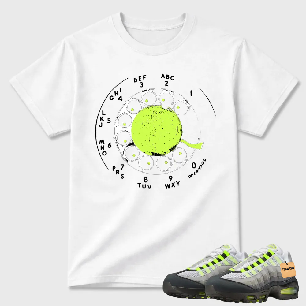 Rotary Phone Dial Air Max 95 Minimal Tee