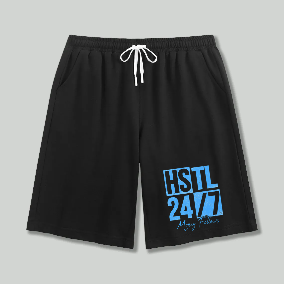 Unisex athletic shorts HSTL 24/7 Money Follows Print