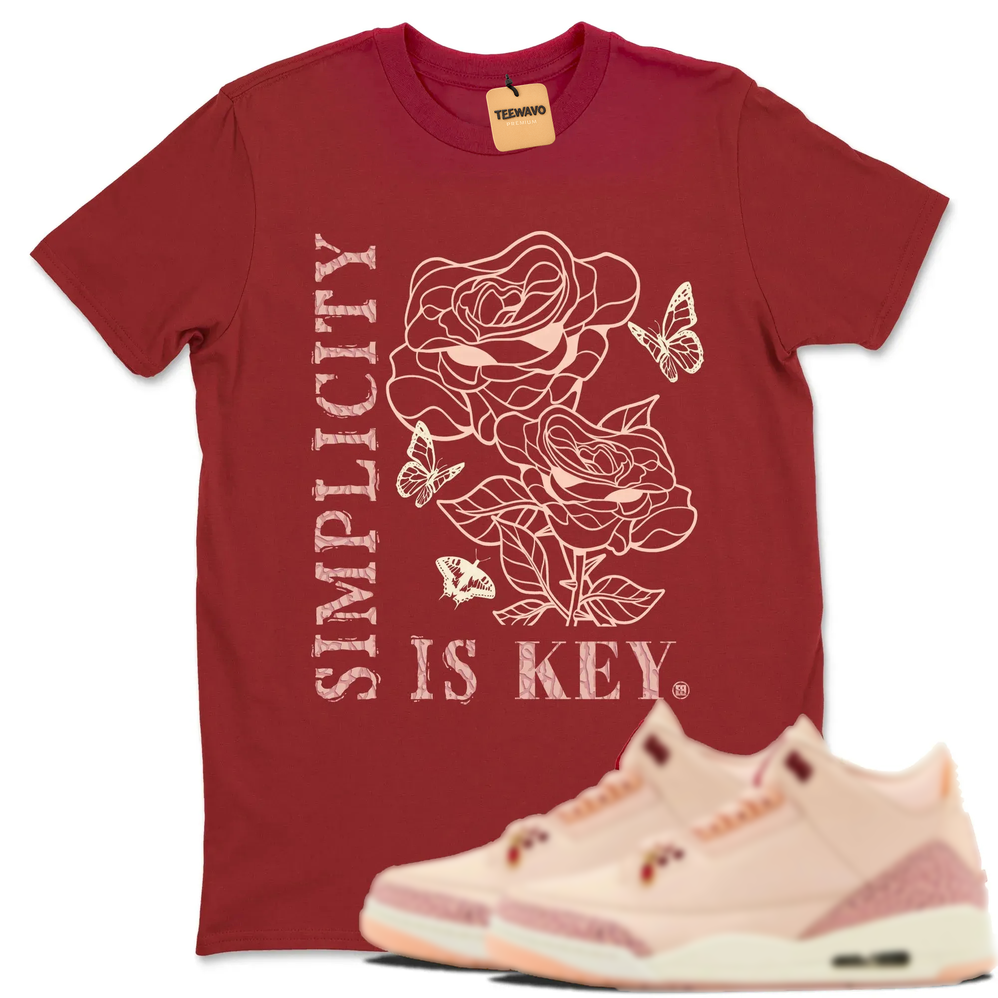 Simplicity Is Key TEEWAVO Sneaker Tees - AJD 3 Valentines Day