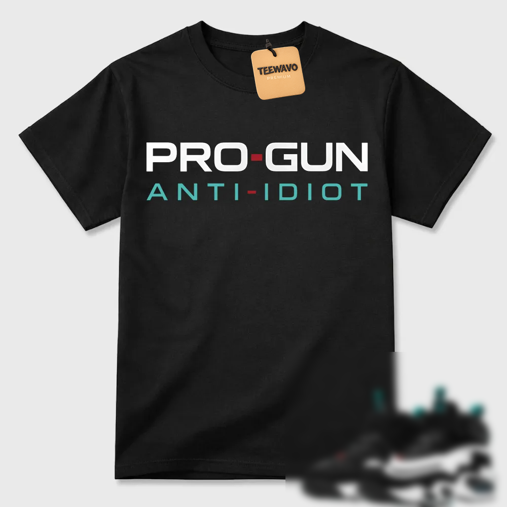 Pro-Gun Anti-Idiot Text Air Griffey Max 1 Casual Tee