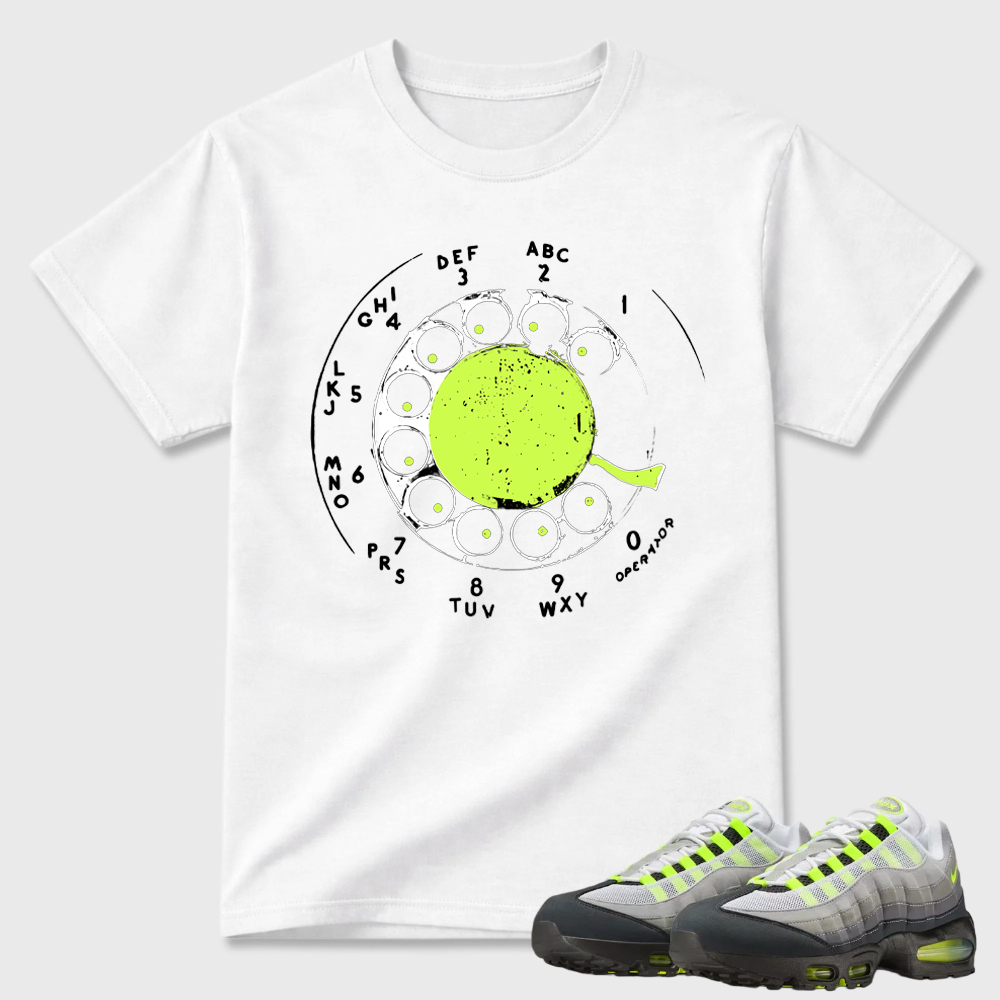 Rotary Phone Dial Air Max 95 Minimal Tee