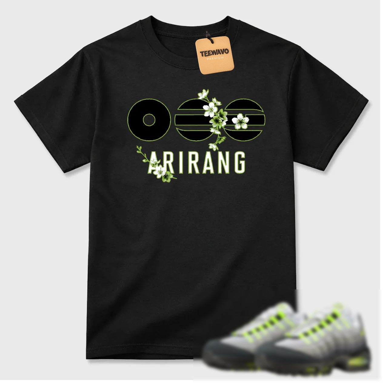 Arirang Cherry Blossom Air Max 95 Minimal Tee