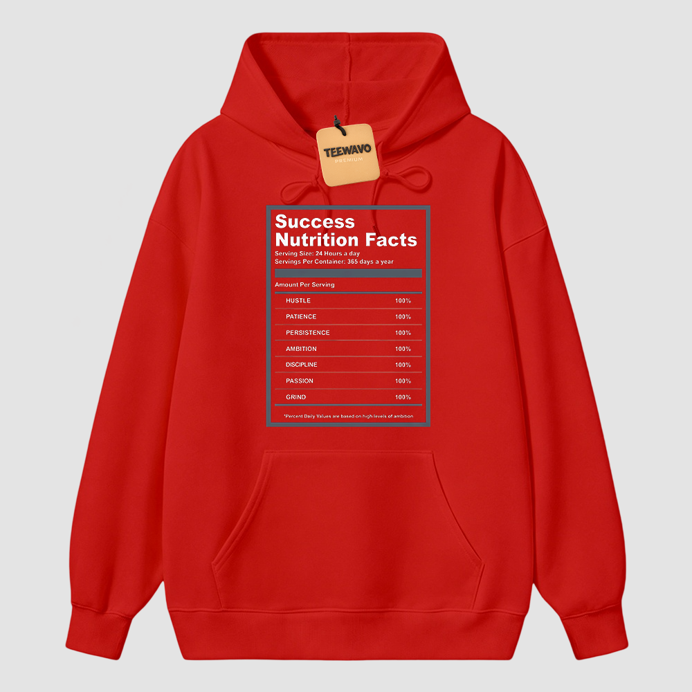 A J 13 Flint Success Nutrition Facts Hoodie