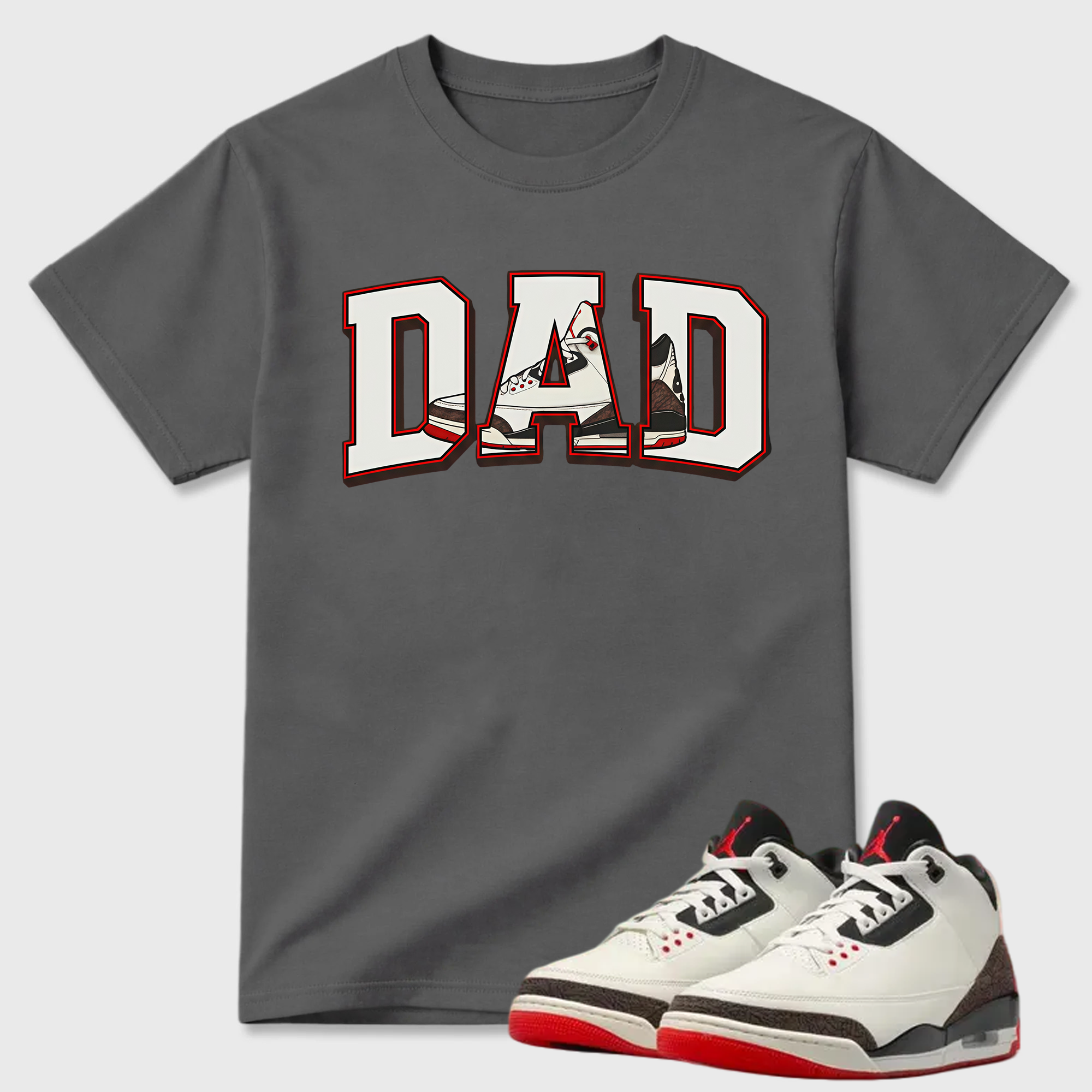 DAD! Shirt To Match Jordan 3 World's Best Dad