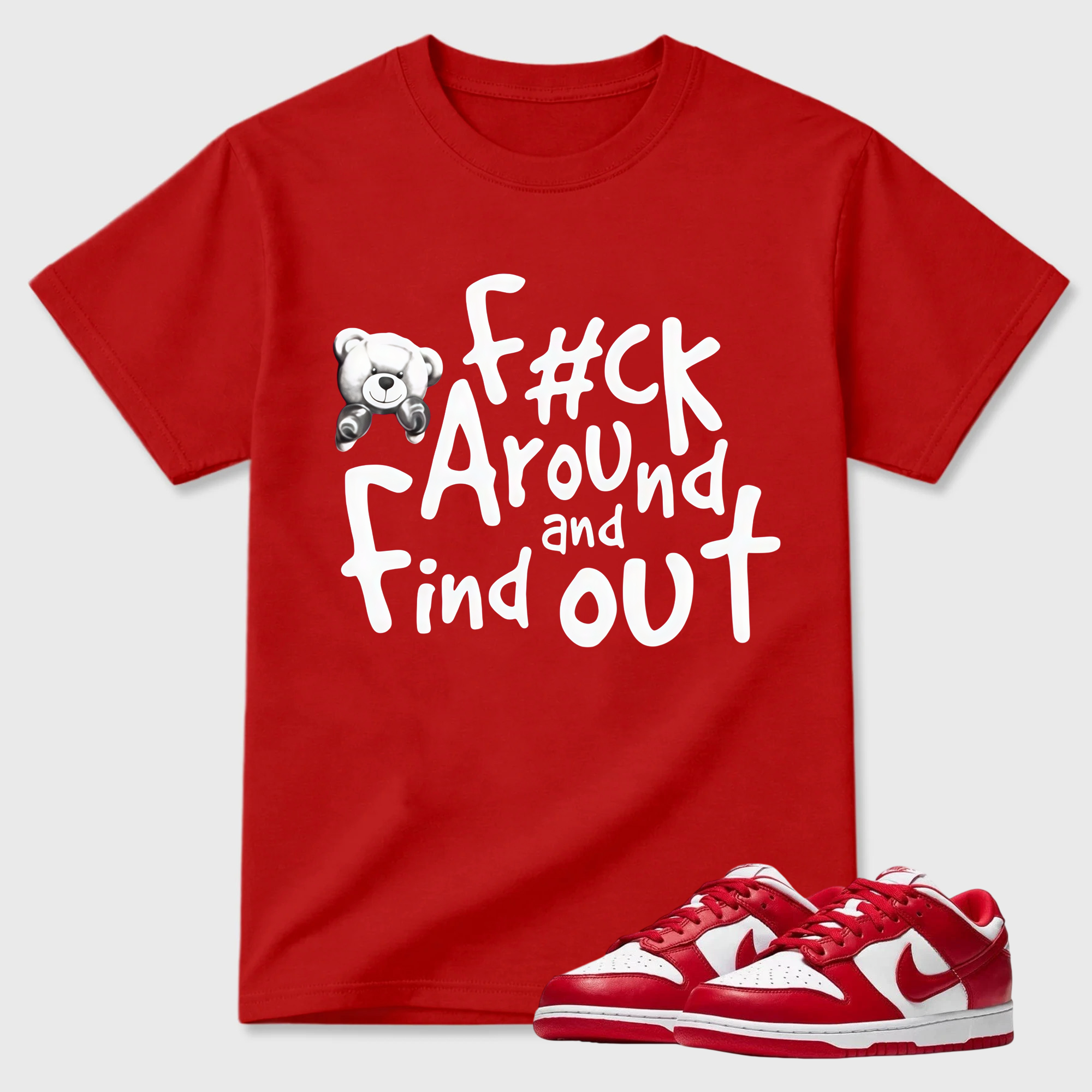 Dunk St. John’s University Red White Low SP T Shirt Match FCK