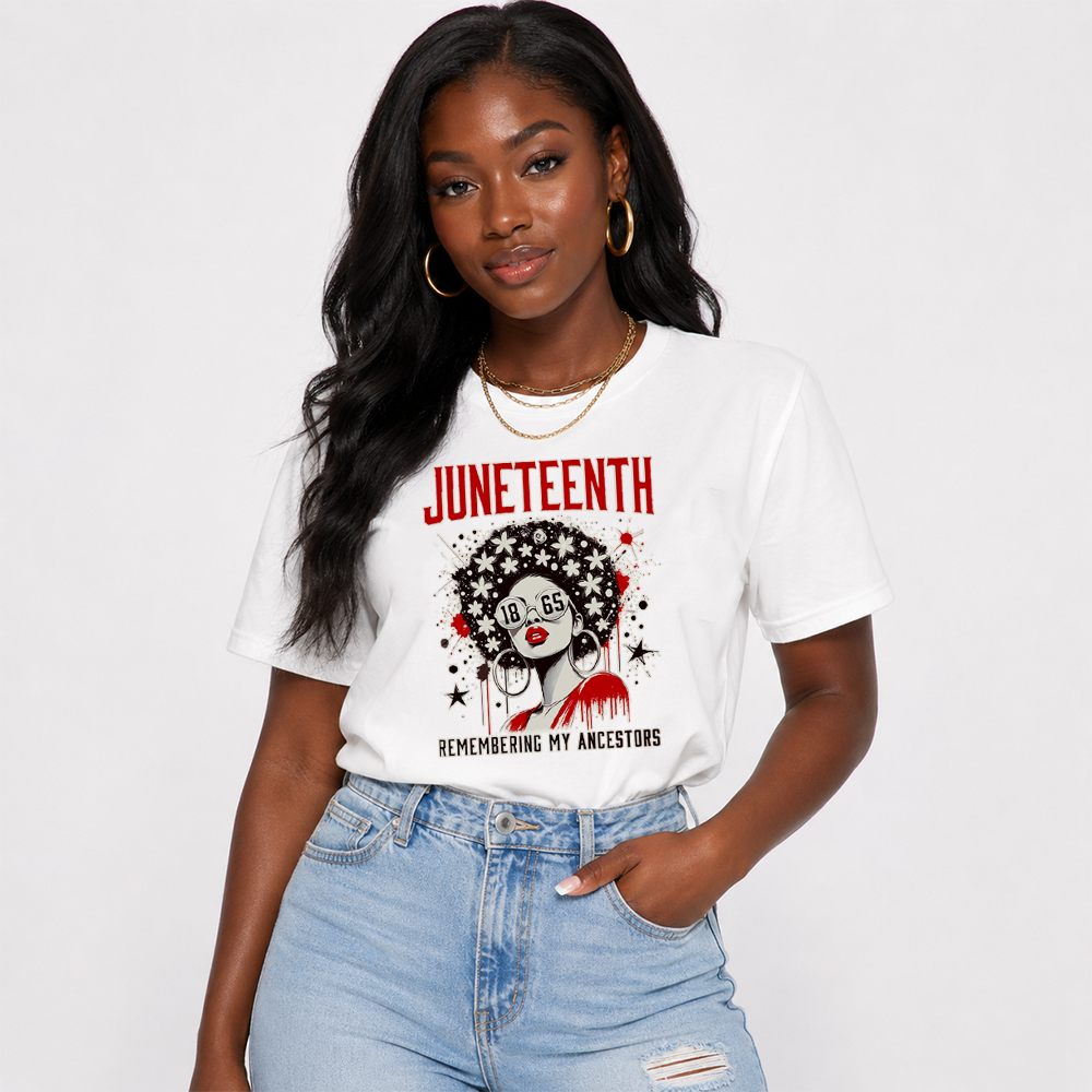 Juneteenth Black Queen With Sunglasses Air Jordan 3 Graphic Tee