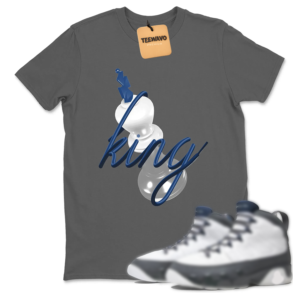 3D King  Sneaker Tees - AJD 9 Flint Grey