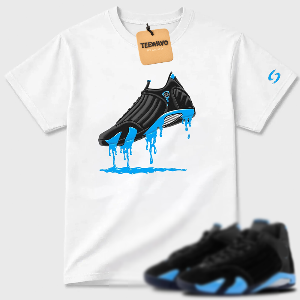 AJD 14 University Blue Matching T-Shirt