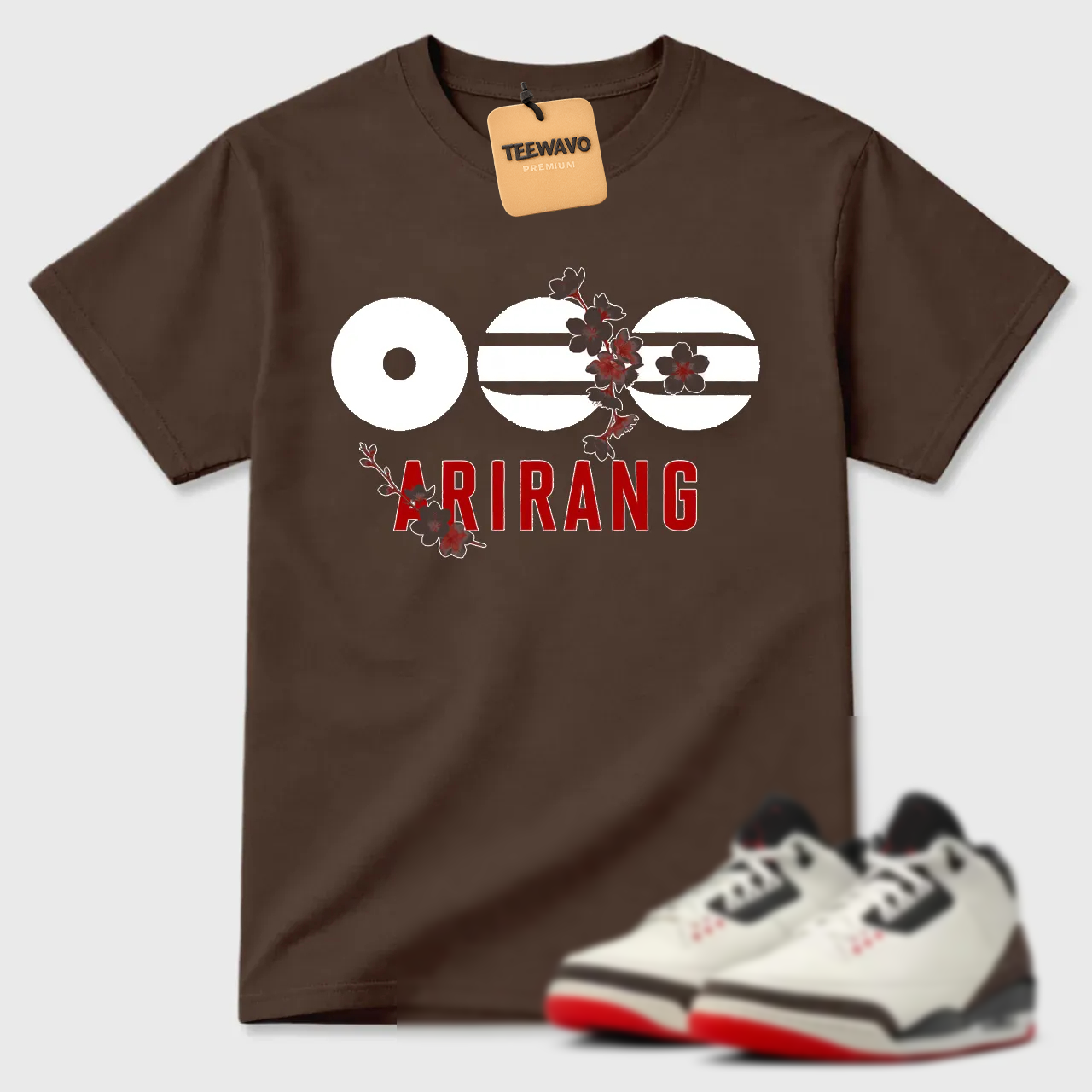 Arirang Cherry Blossom AJ 3 Minimal Tee