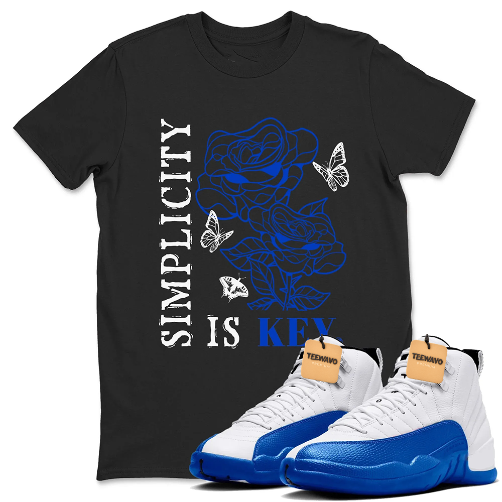 Simplicity Is Key TEEWAVO Sneaker Tees - Air Joardan 12 Blueberry