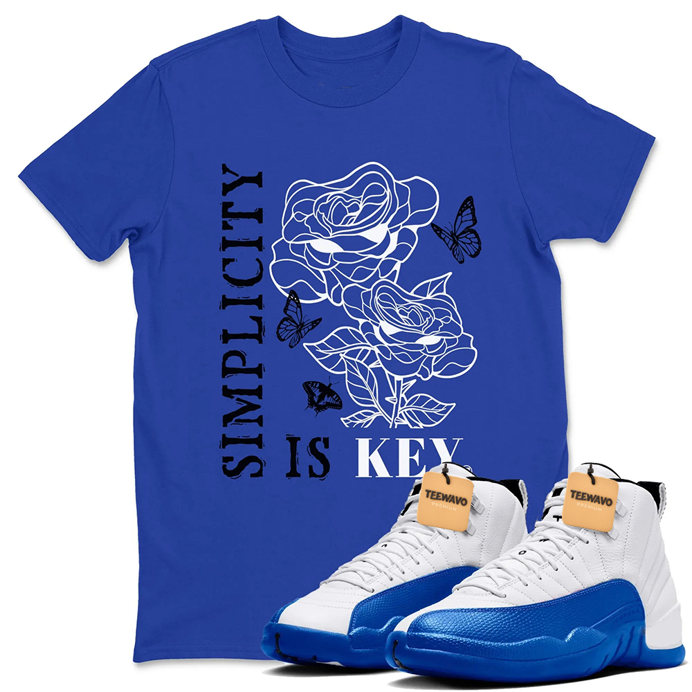 Simplicity Is Key TEEWAVO Sneaker Tees - Air Joardan 12 Blueberry