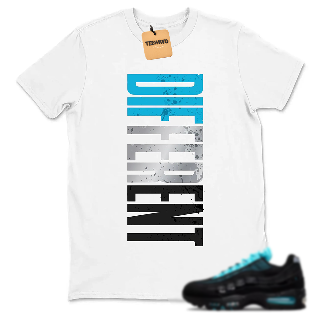 Teal Sneaker Matching Vertical Splat Letter Print Top