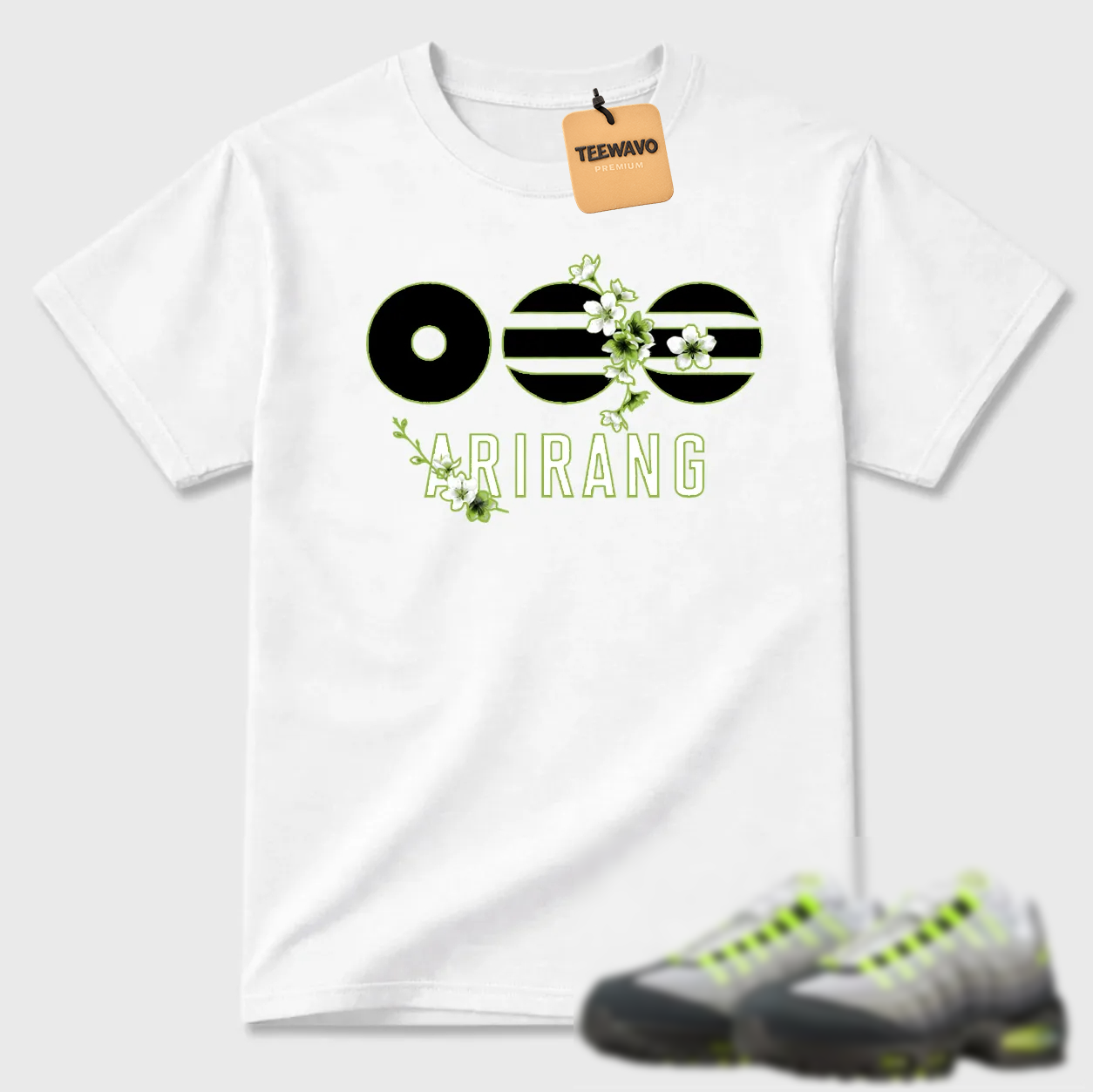 Arirang Cherry Blossom Air Max 95 Minimal Tee