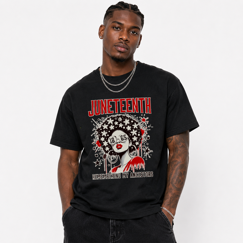 Juneteenth Black Queen With Sunglasses Air Jordan 3 Graphic Tee