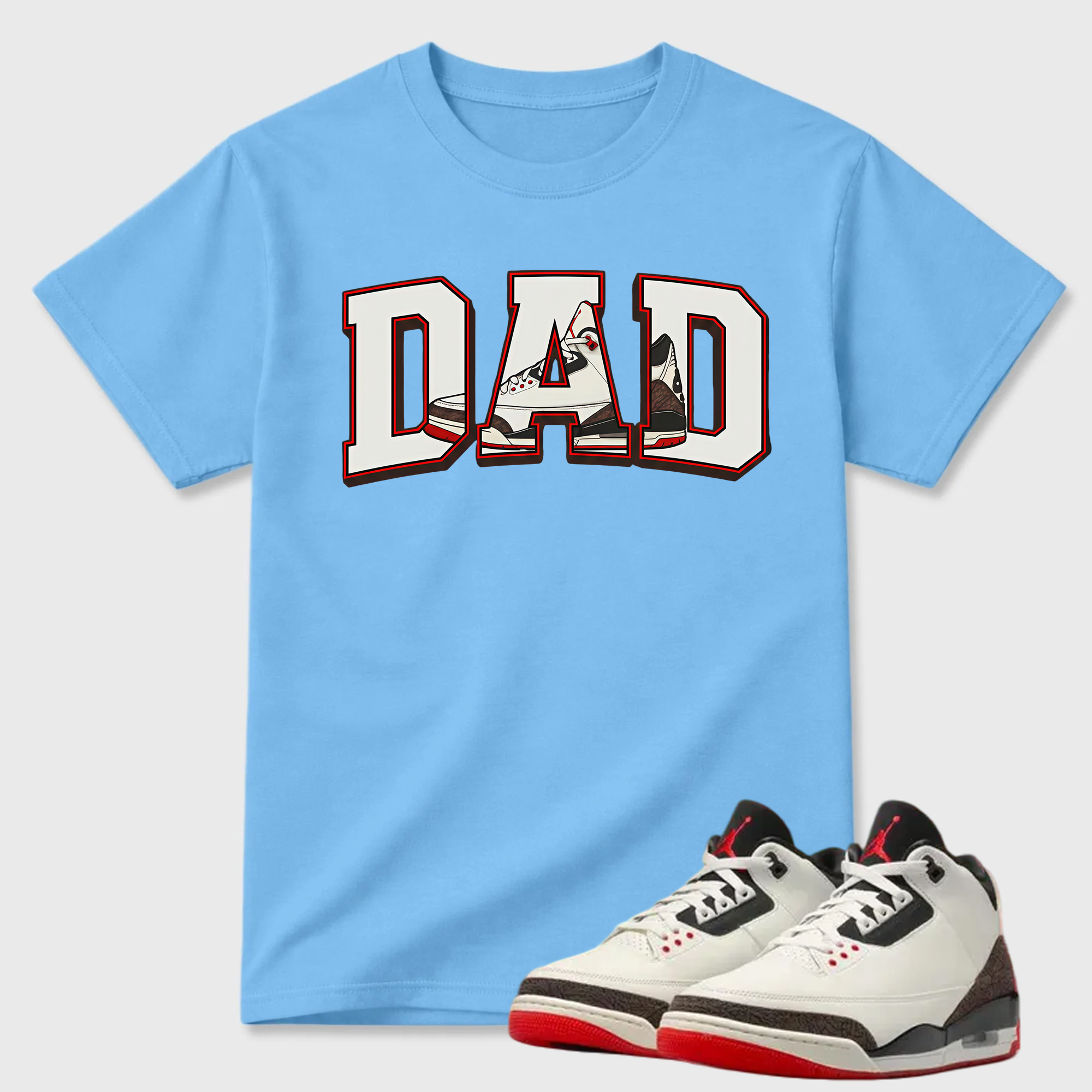 DAD! Shirt To Match Jordan 3 World's Best Dad
