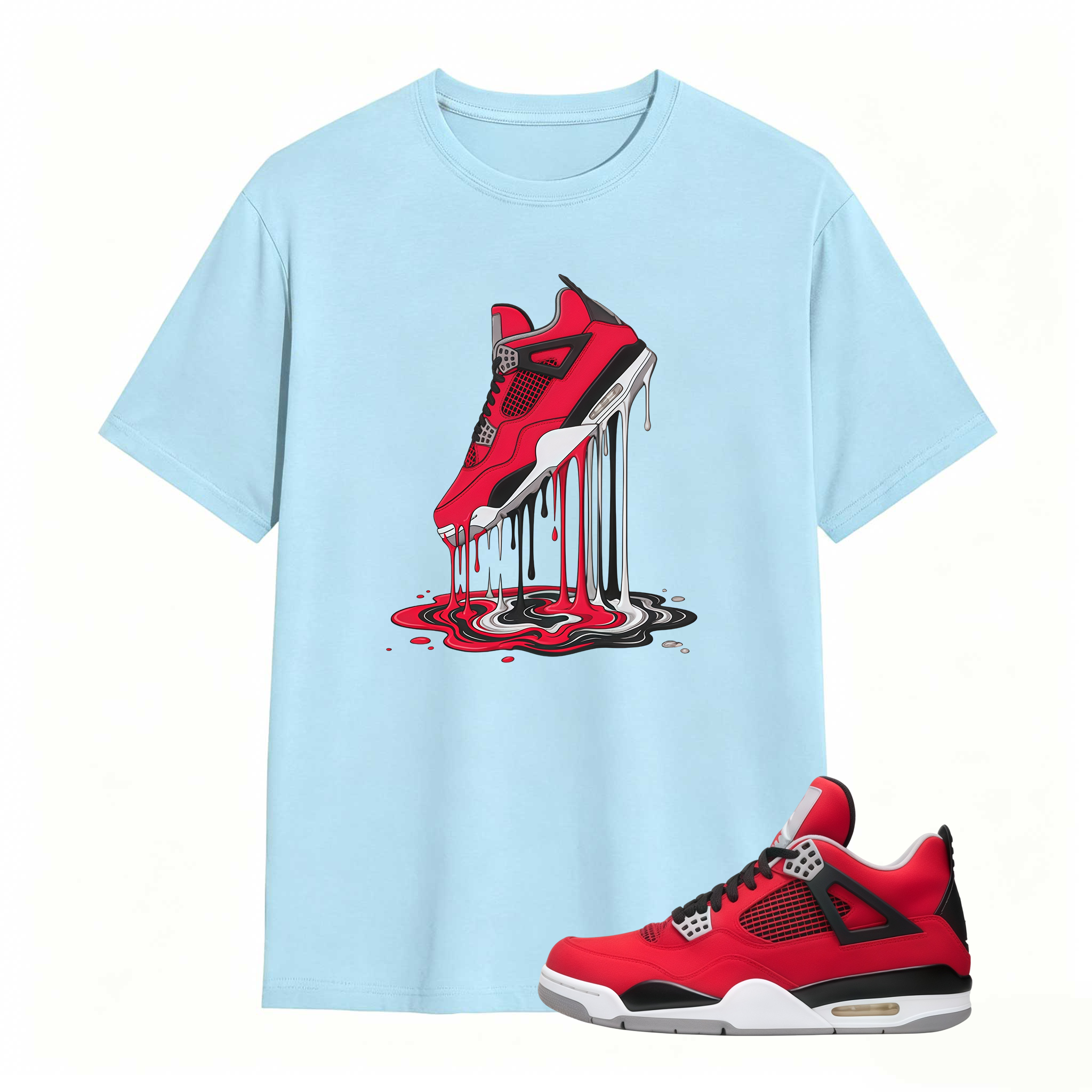 Dripping Shoe Shirt to Match AJ 4 Retro Toro Bravo 2026