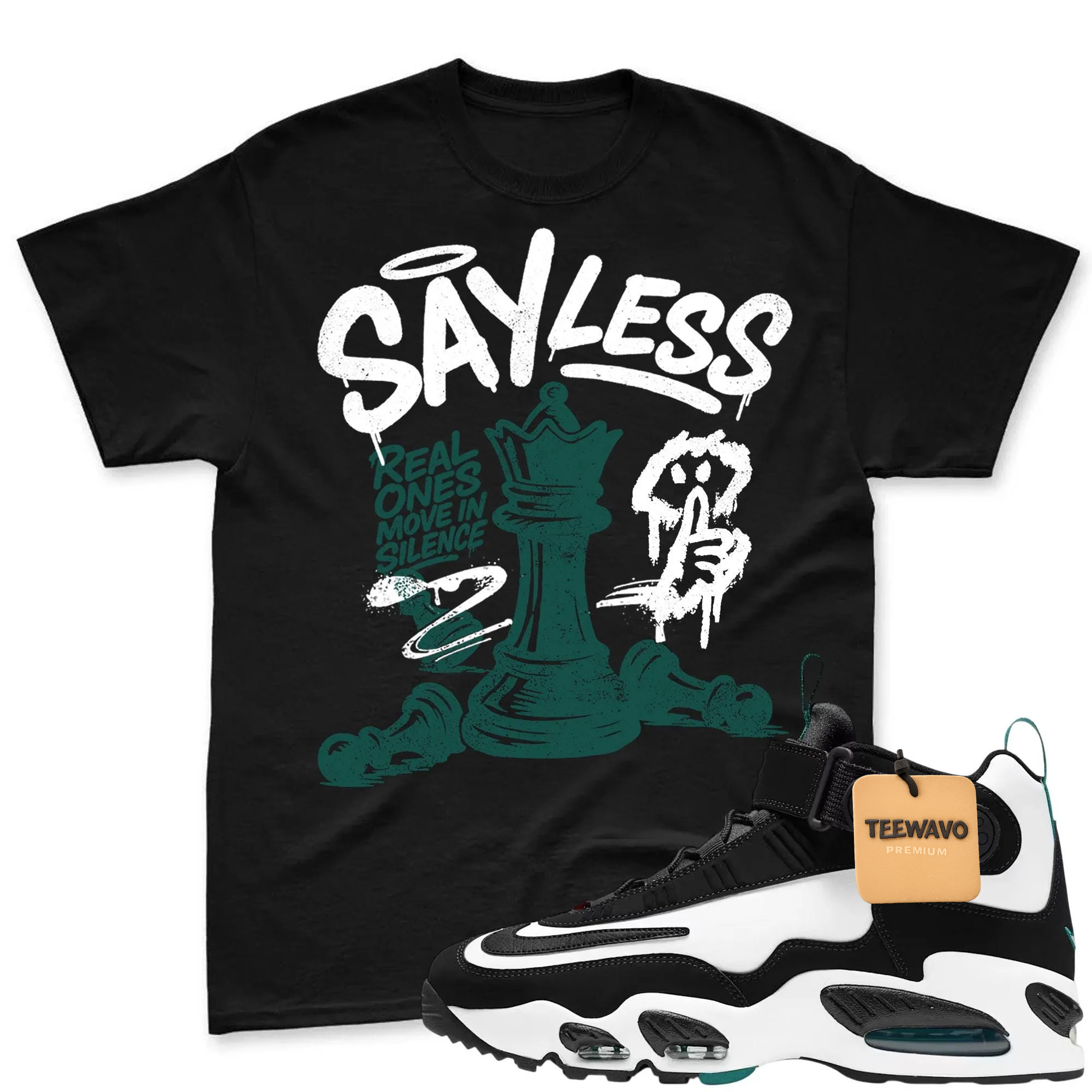 BLESSED! Shirt To Match Griffey Max 1 White and Fresh Water