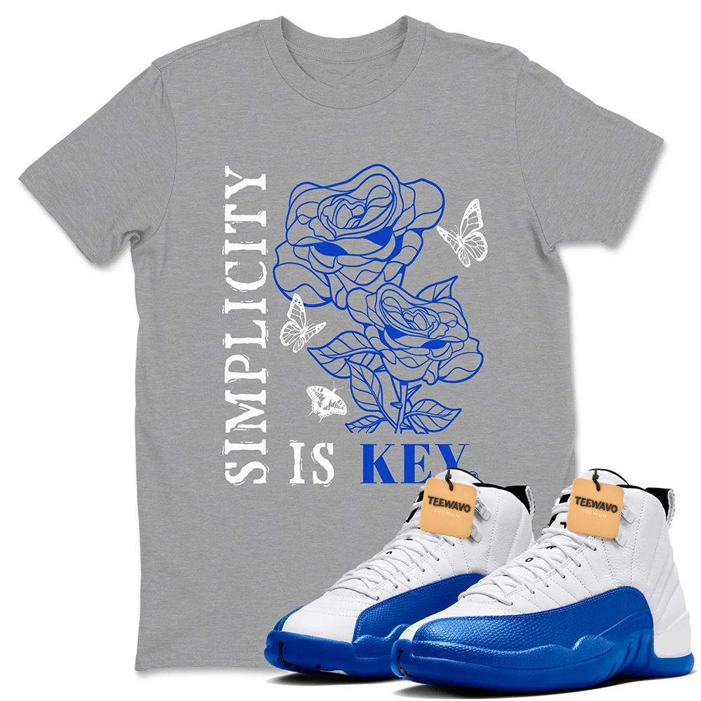Simplicity Is Key TEEWAVO Sneaker Tees - Air Joardan 12 Blueberry