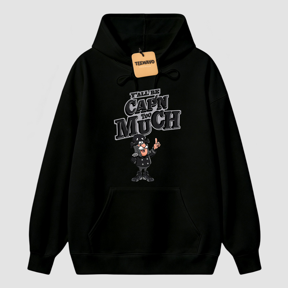 CAP'N MUCH! Hoodie To Match Retro 6 Cap And Gown