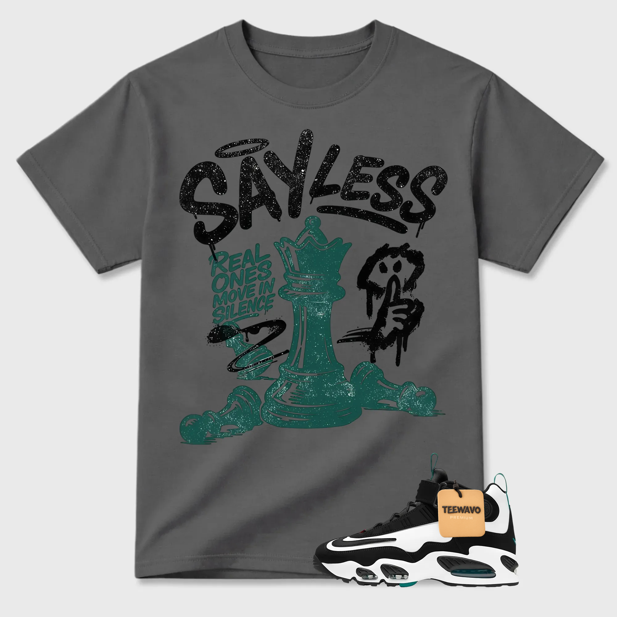 BLESSED! Shirt To Match Griffey Max 1 White and Fresh Water
