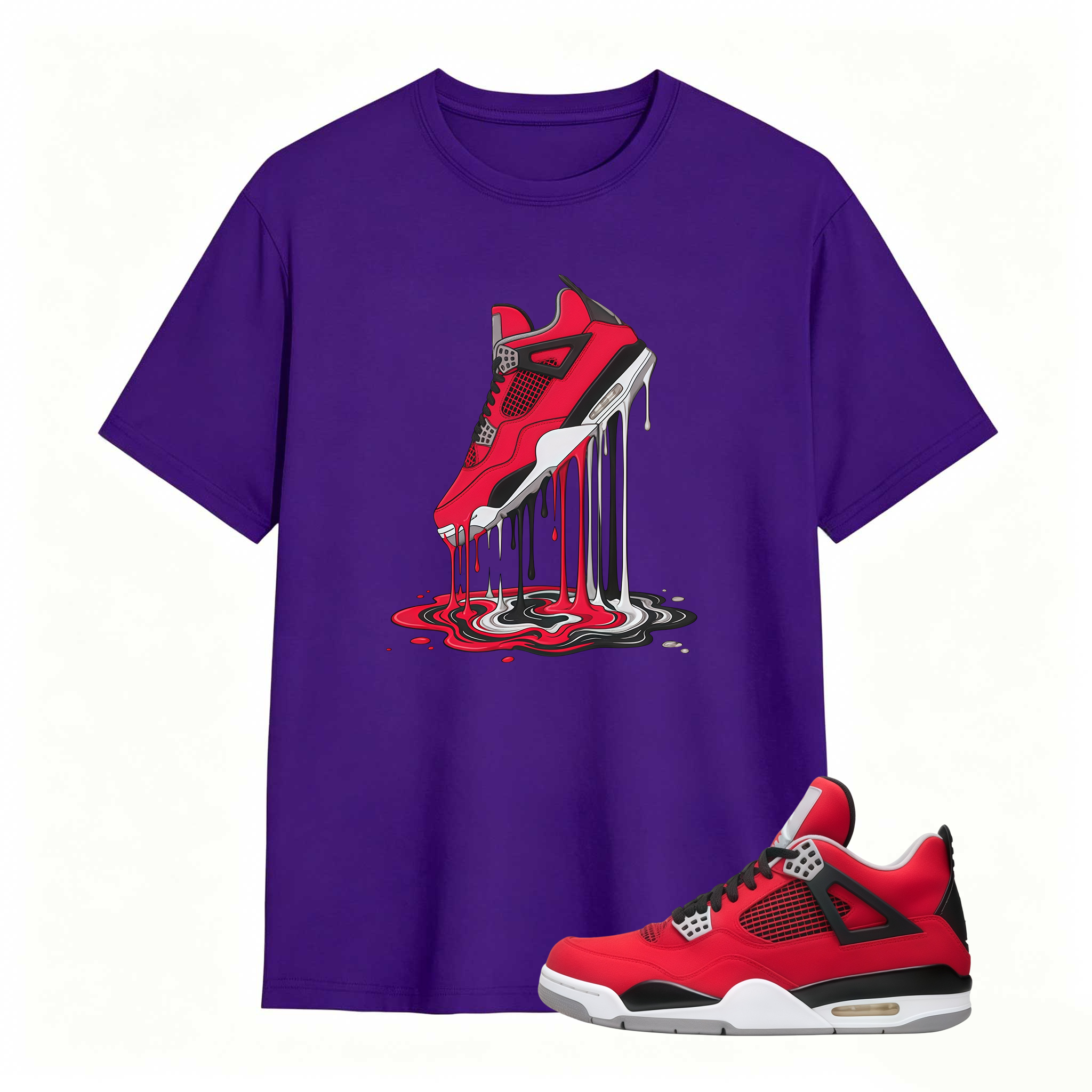 Dripping Shoe Shirt to Match AJ 4 Retro Toro Bravo 2026