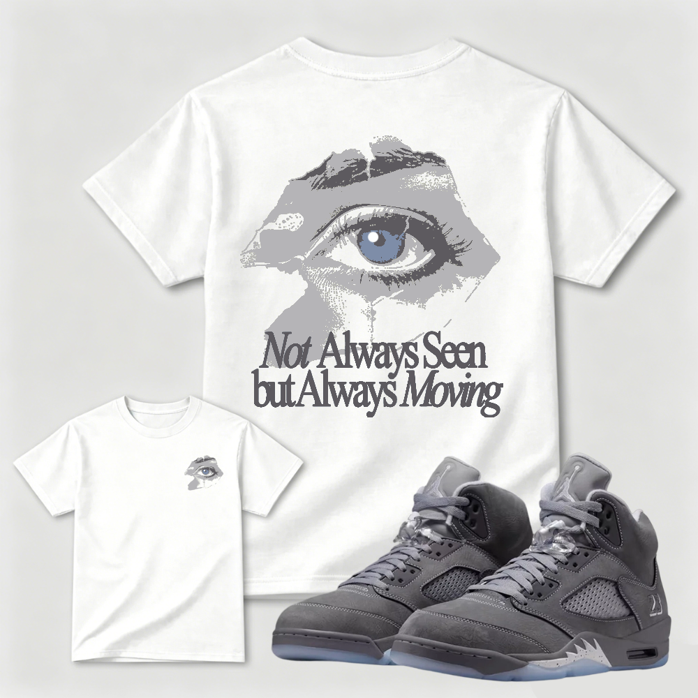 Always Moving Cool Grey AJ5 Matching Shirt