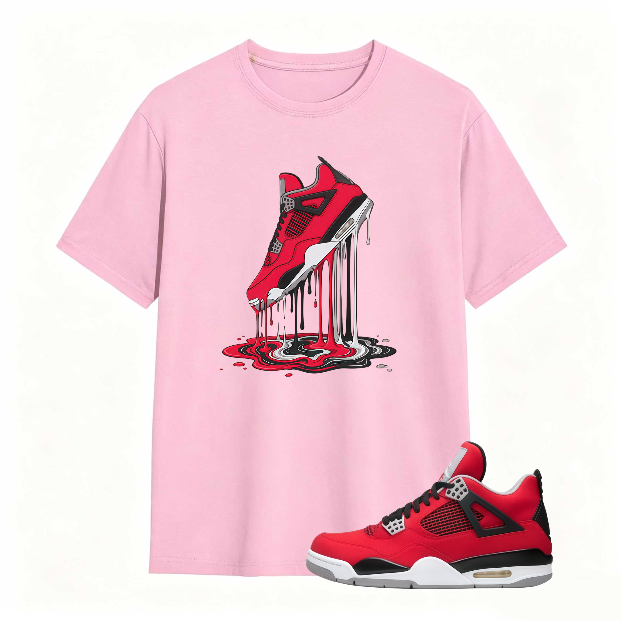 Dripping Shoe Shirt to Match AJ 4 Retro Toro Bravo 2026