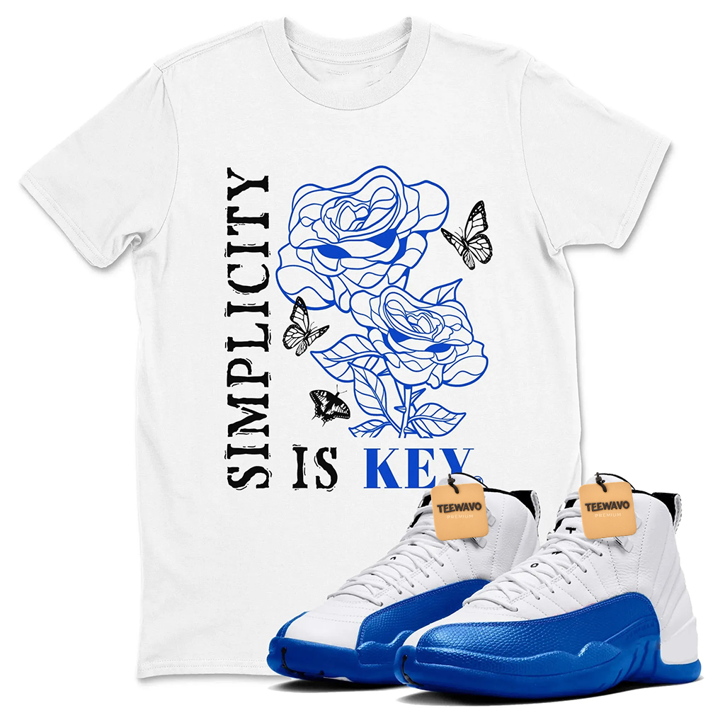 Simplicity Is Key TEEWAVO Sneaker Tees - Air Joardan 12 Blueberry