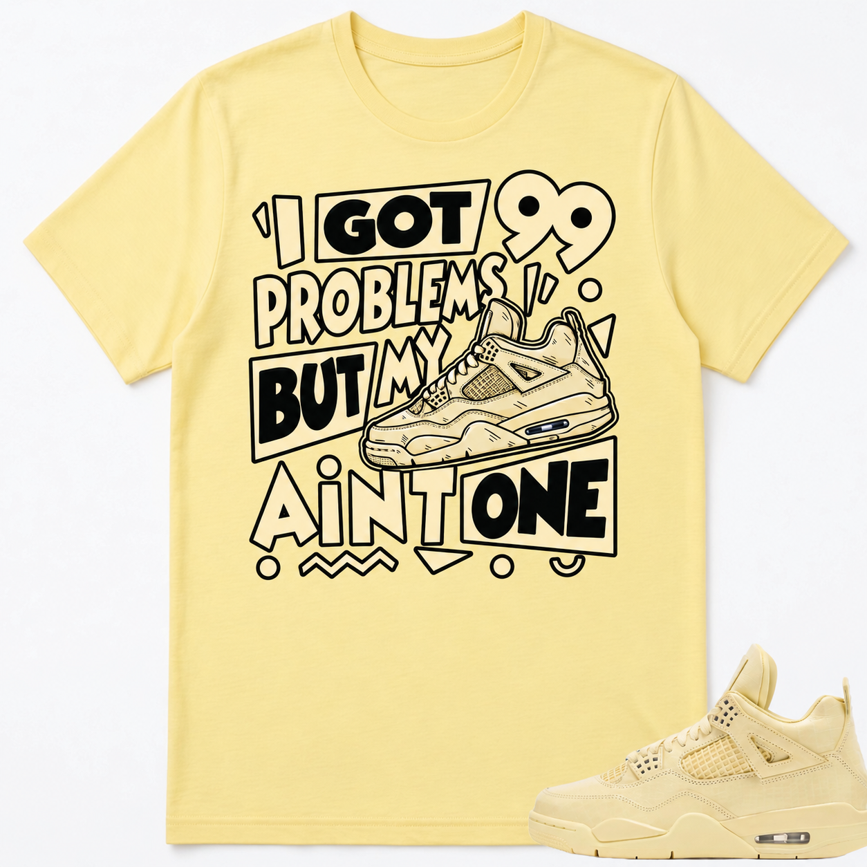 99 Problems Shirt to Match A.J 4 Retro J Balvin Lemonade