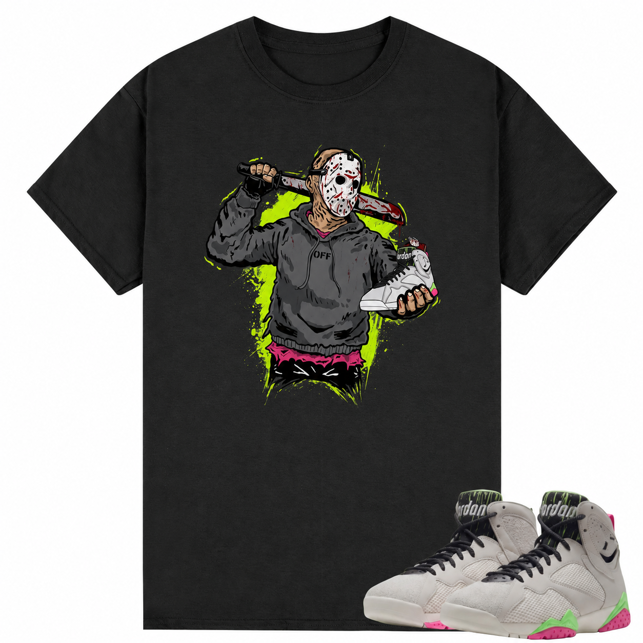 Jason Shirt To Match A.J 7 Tennis Day Sneaker