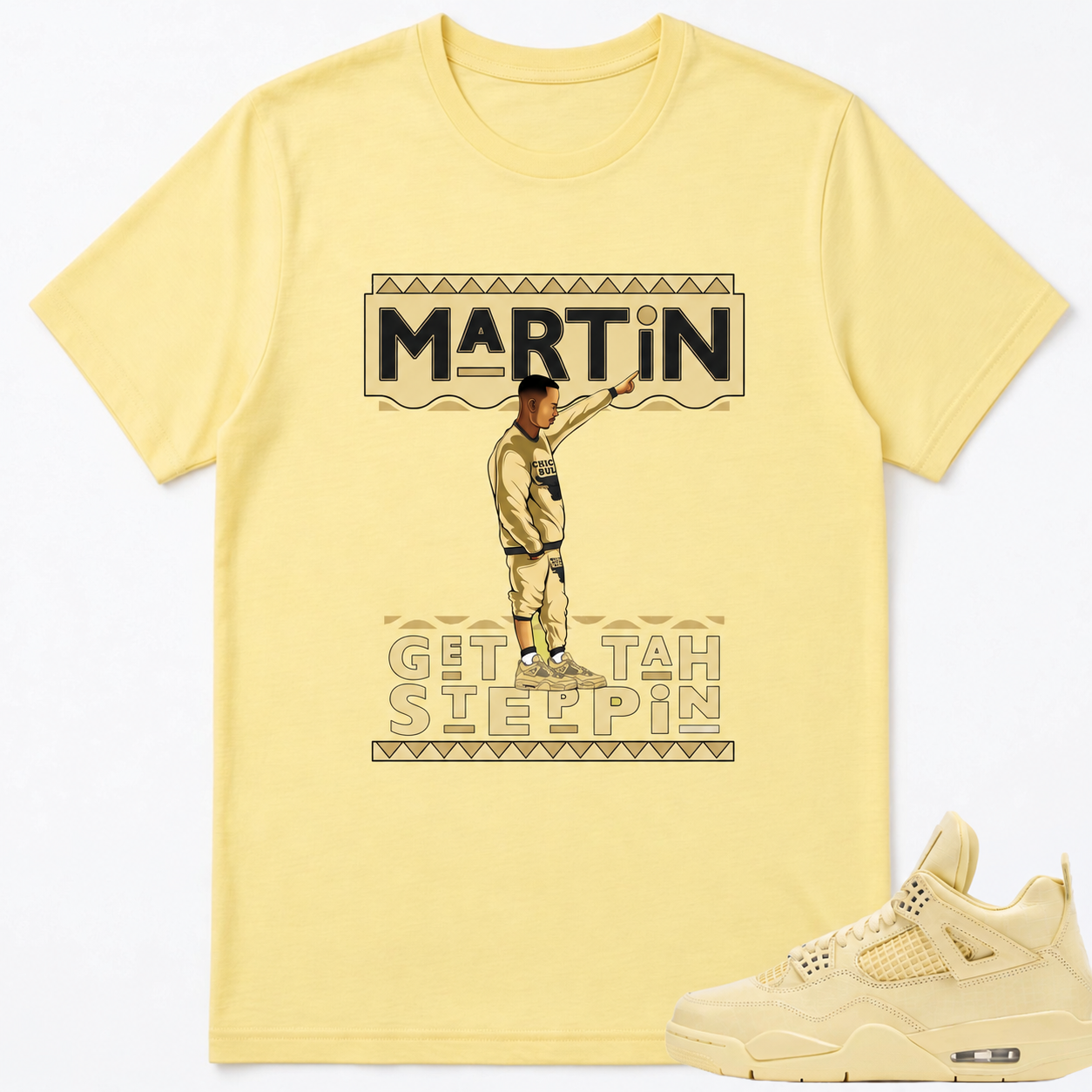 BIG KICKS Shirt to Match A.J 4 Retro J Balvin Lemonade