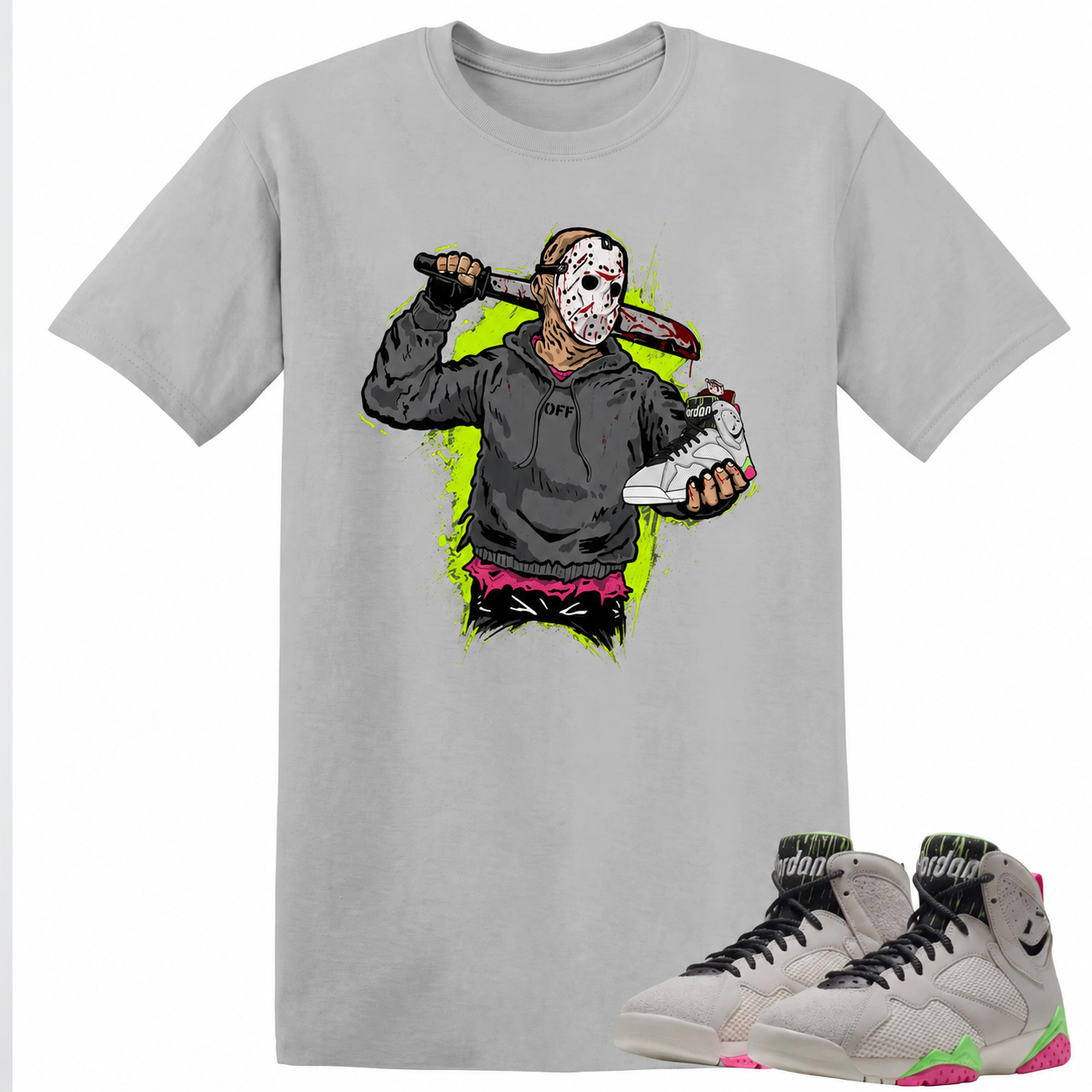 Jason Shirt To Match A.J 7 Tennis Day Sneaker