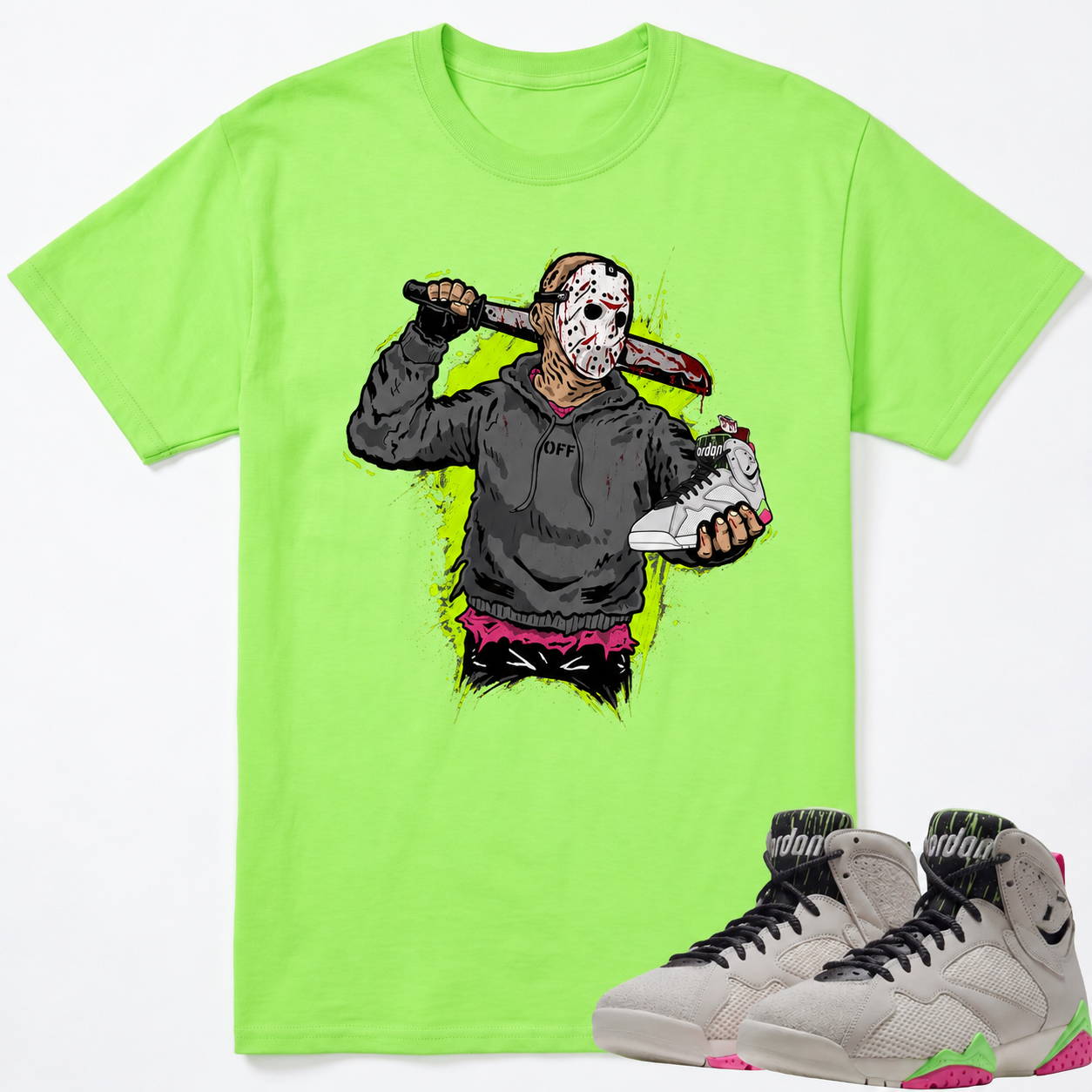 Jason Shirt To Match A.J 7 Tennis Day Sneaker