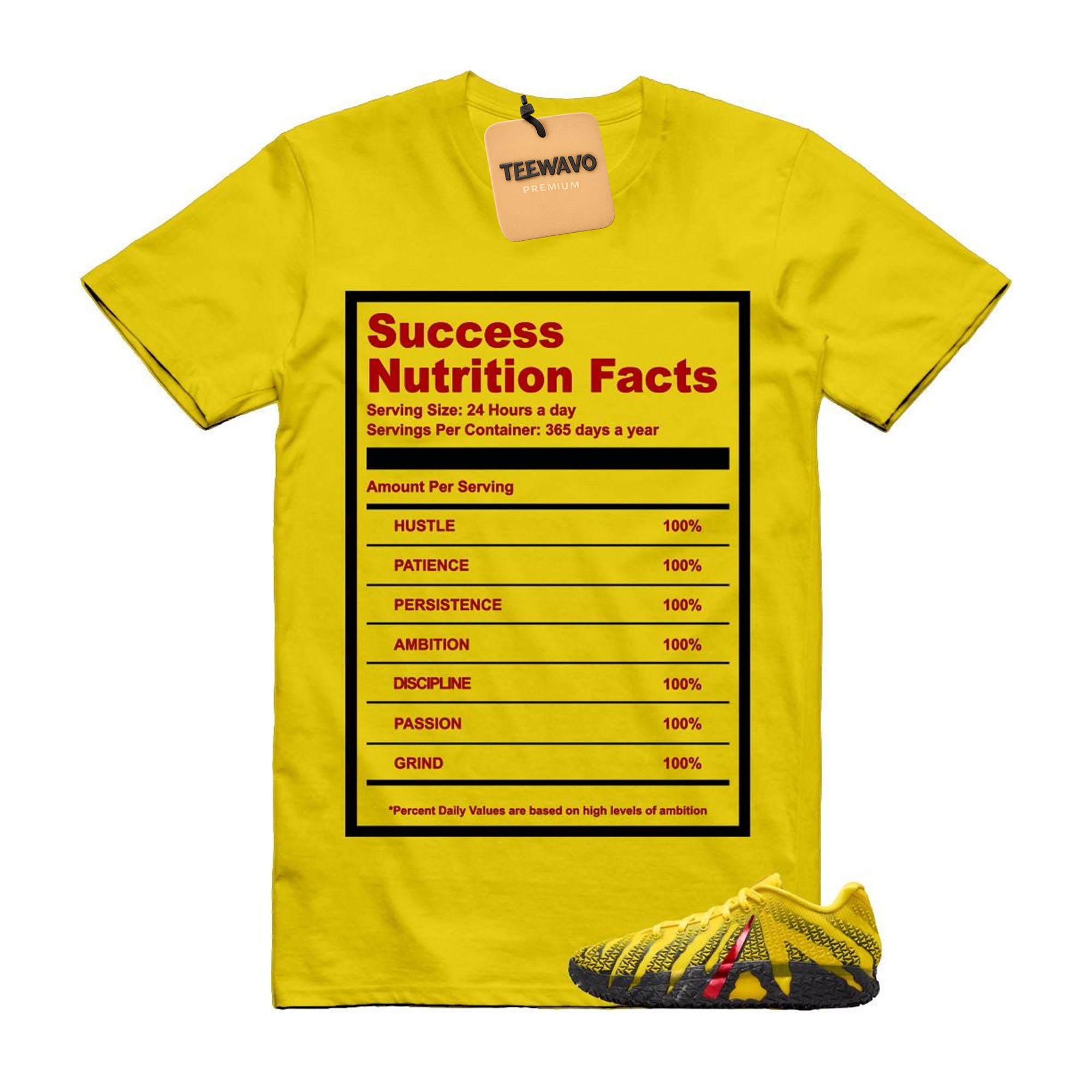 Success Nutrition Facts Tee